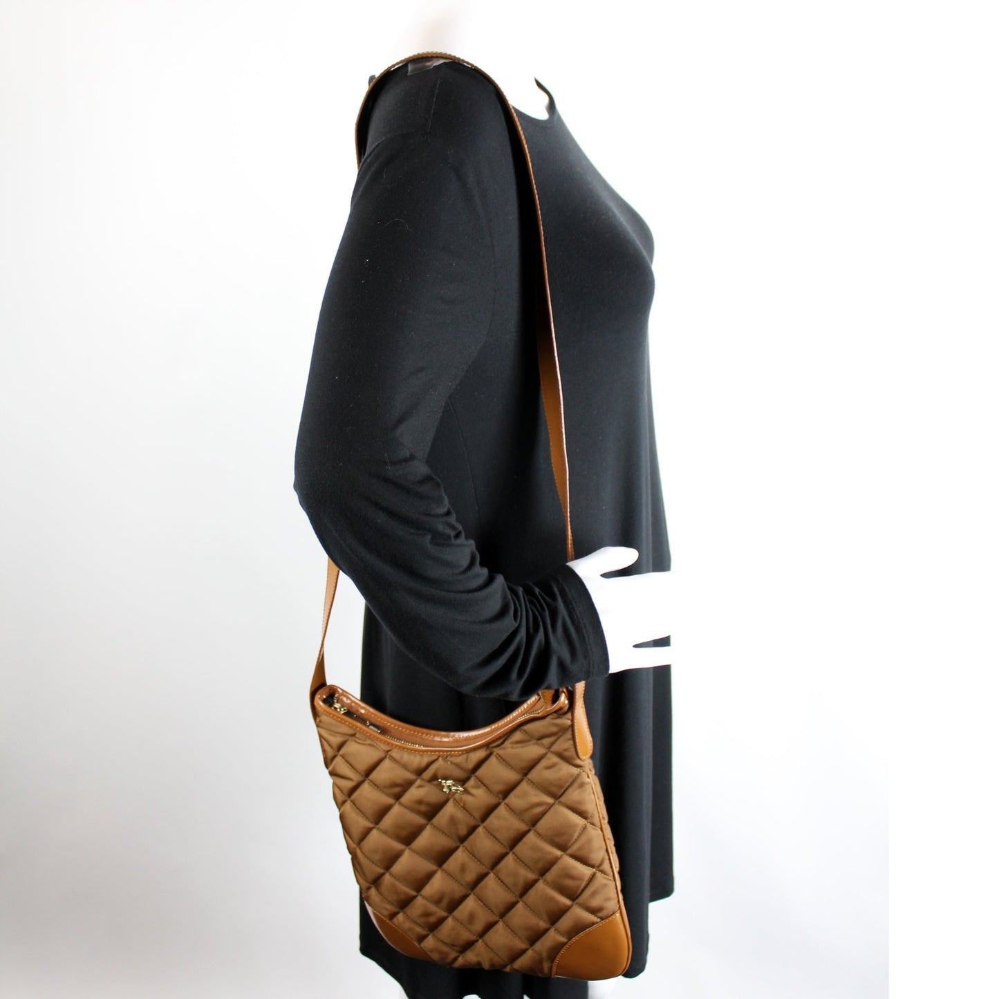 Nylon Quilted Crossbody