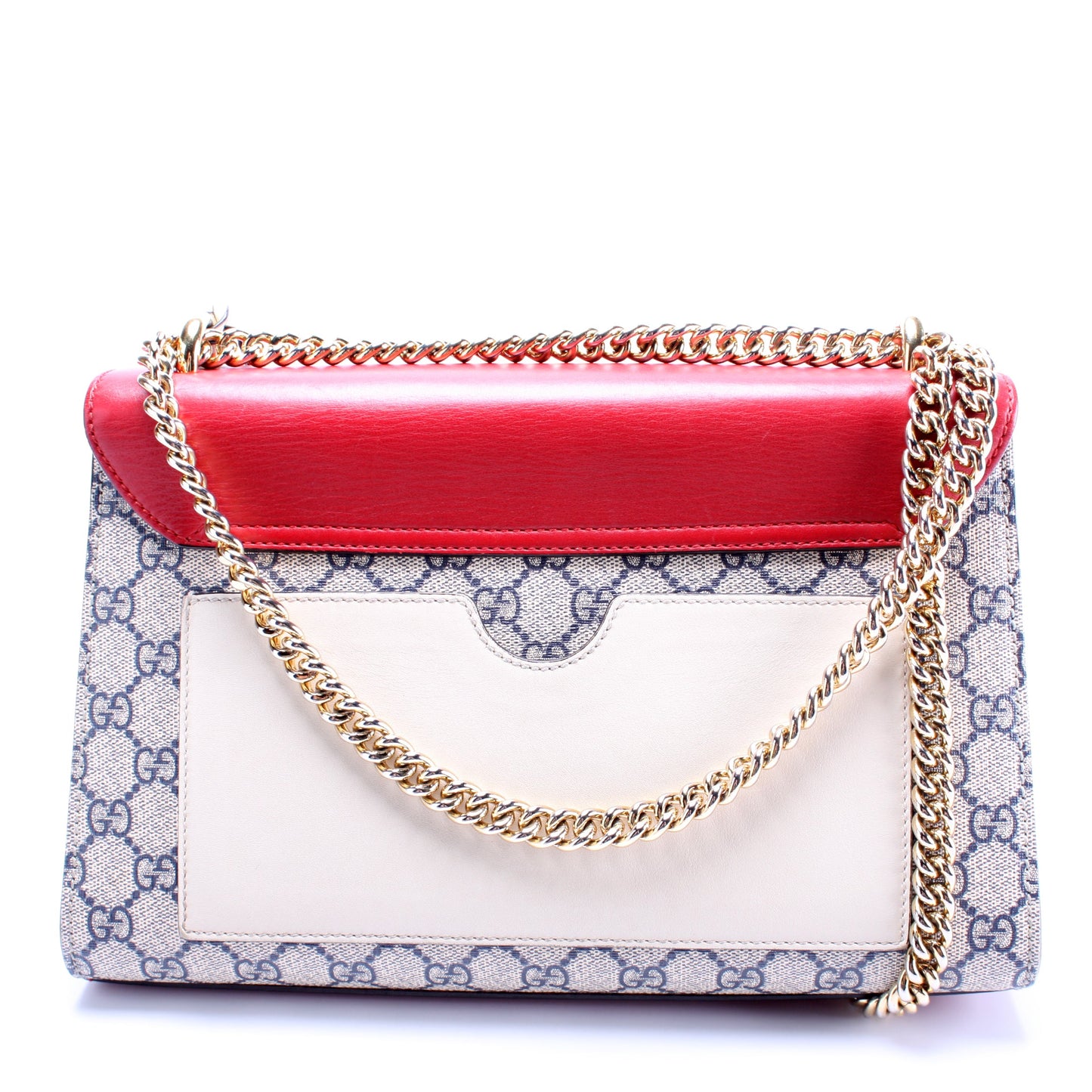 409486 Padlock GG Leather Shoulder Medium