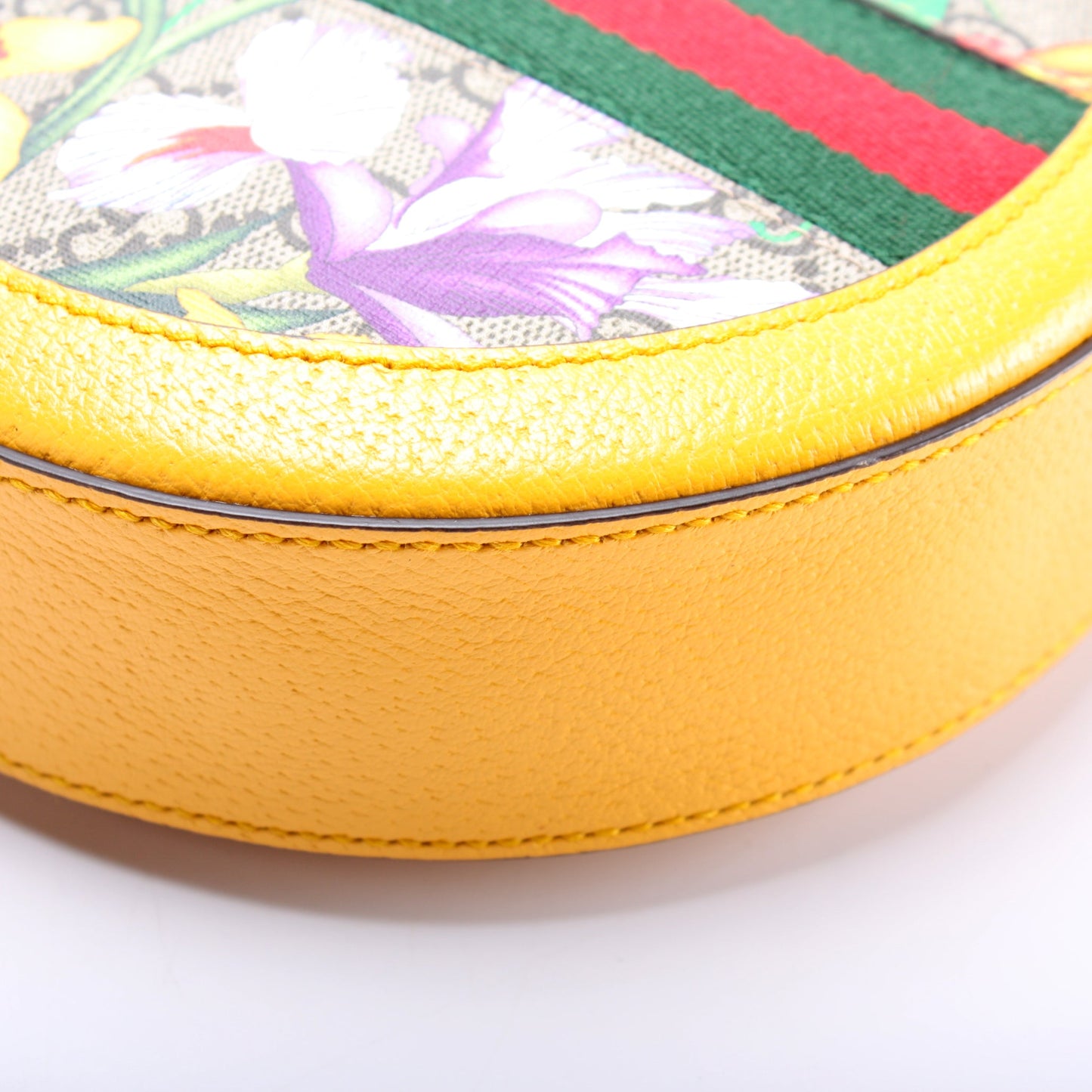 550618 Ophidia GG Flora Round Small Crossbody