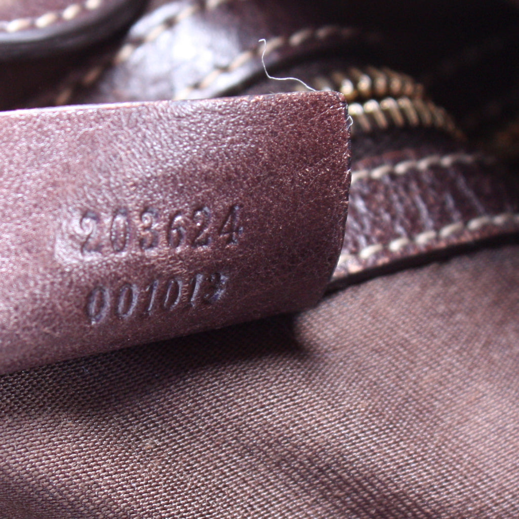 203624 GG Canvas Studded Pelam Medium