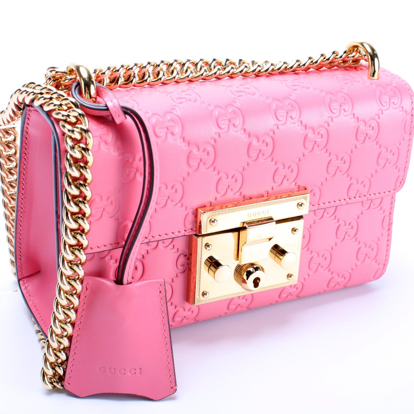 409487 Padlock Guccissima Small