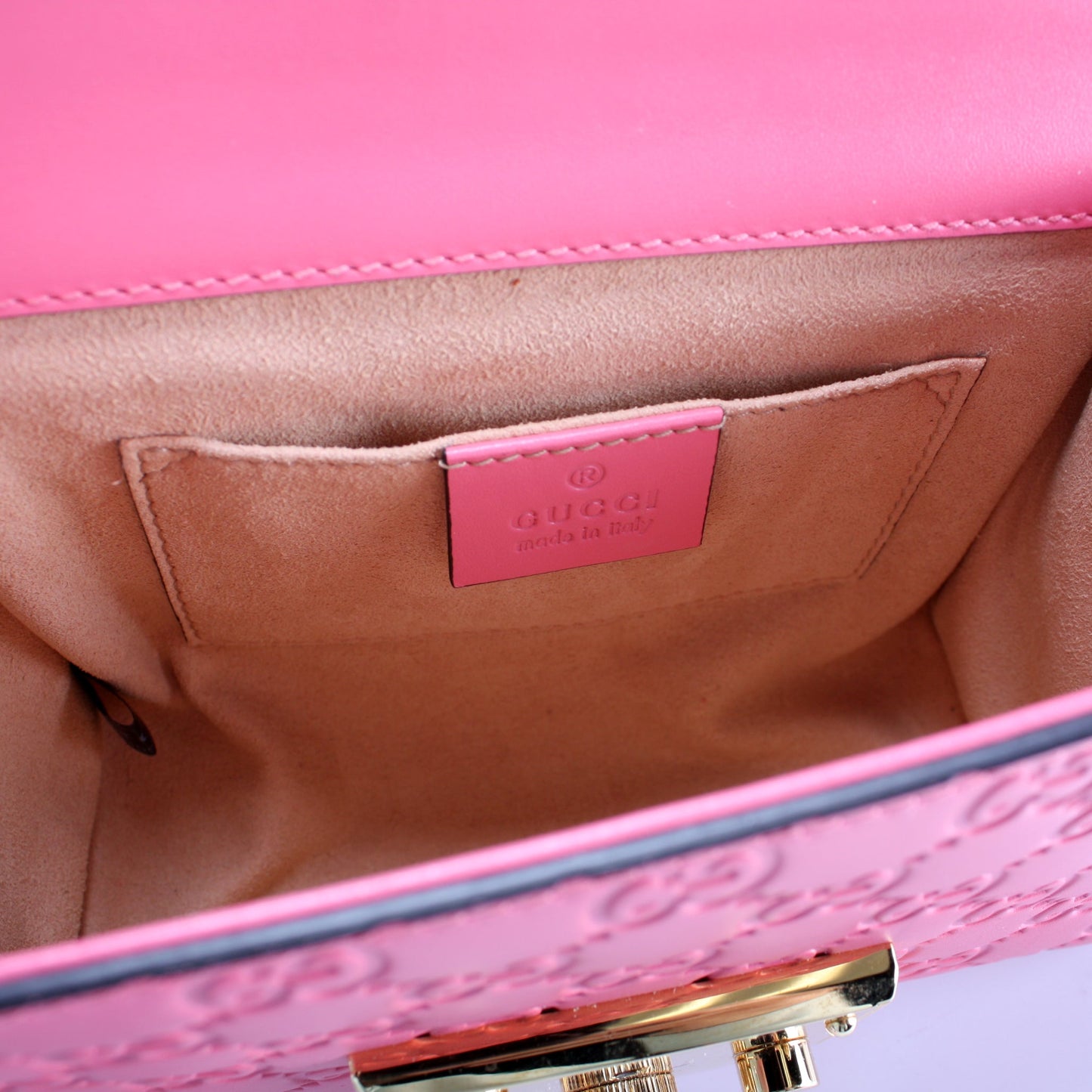 409487 Padlock Guccissima Small
