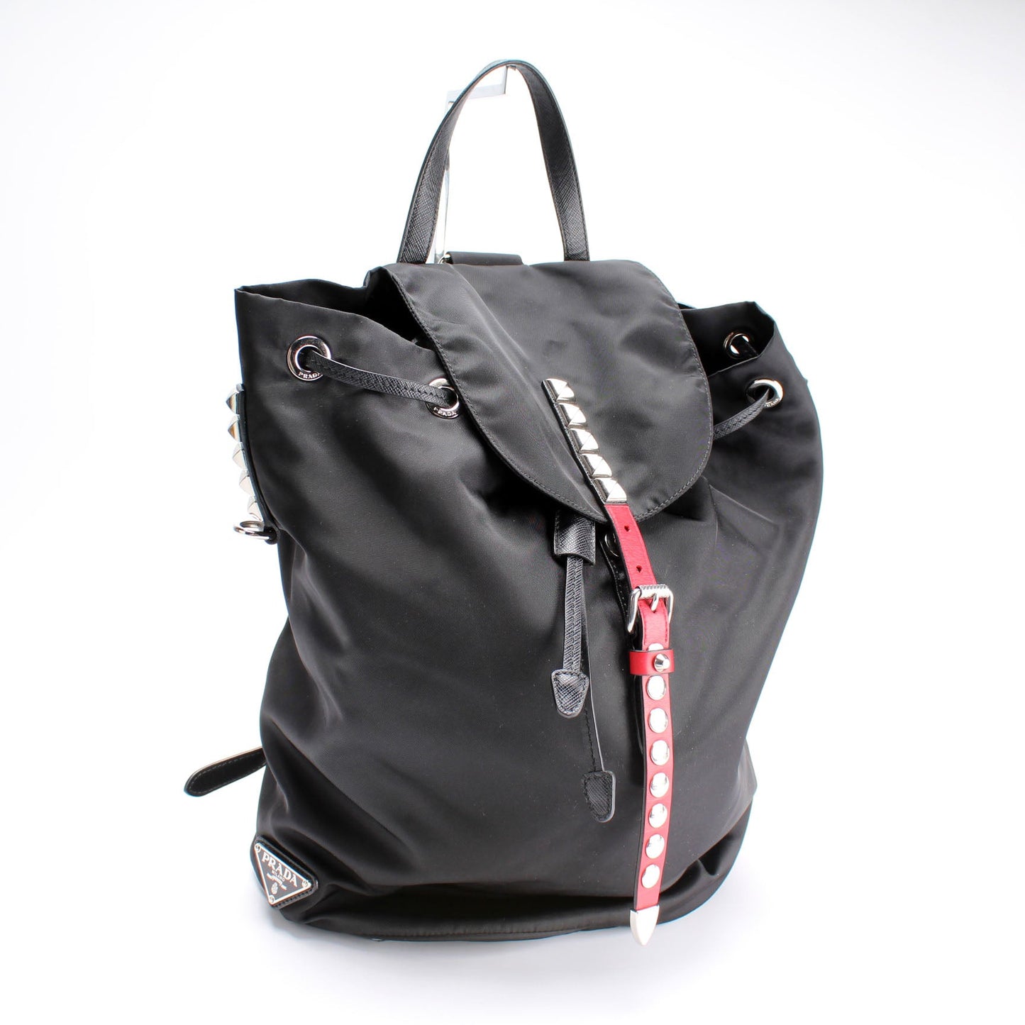 New Vela Nylon Studded Backpack