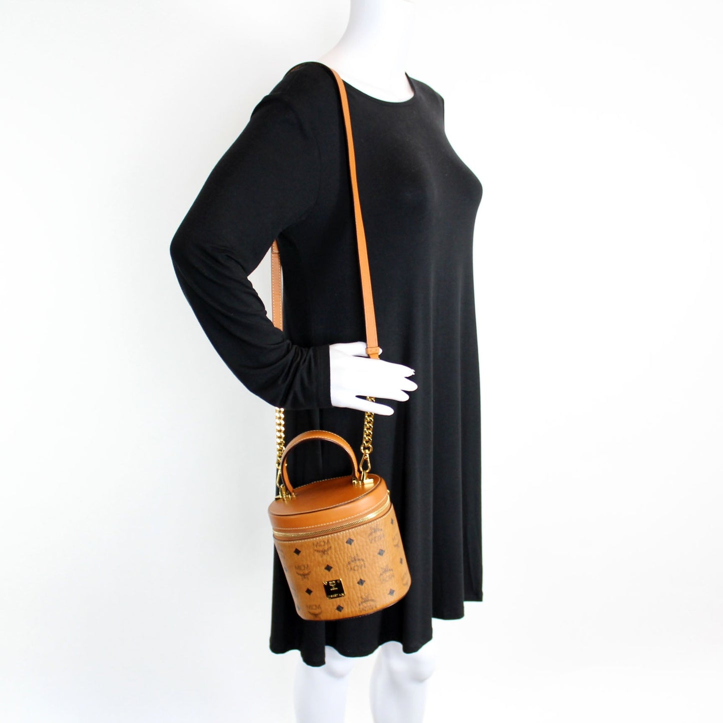 Visetos Cylinder Small Crossbody