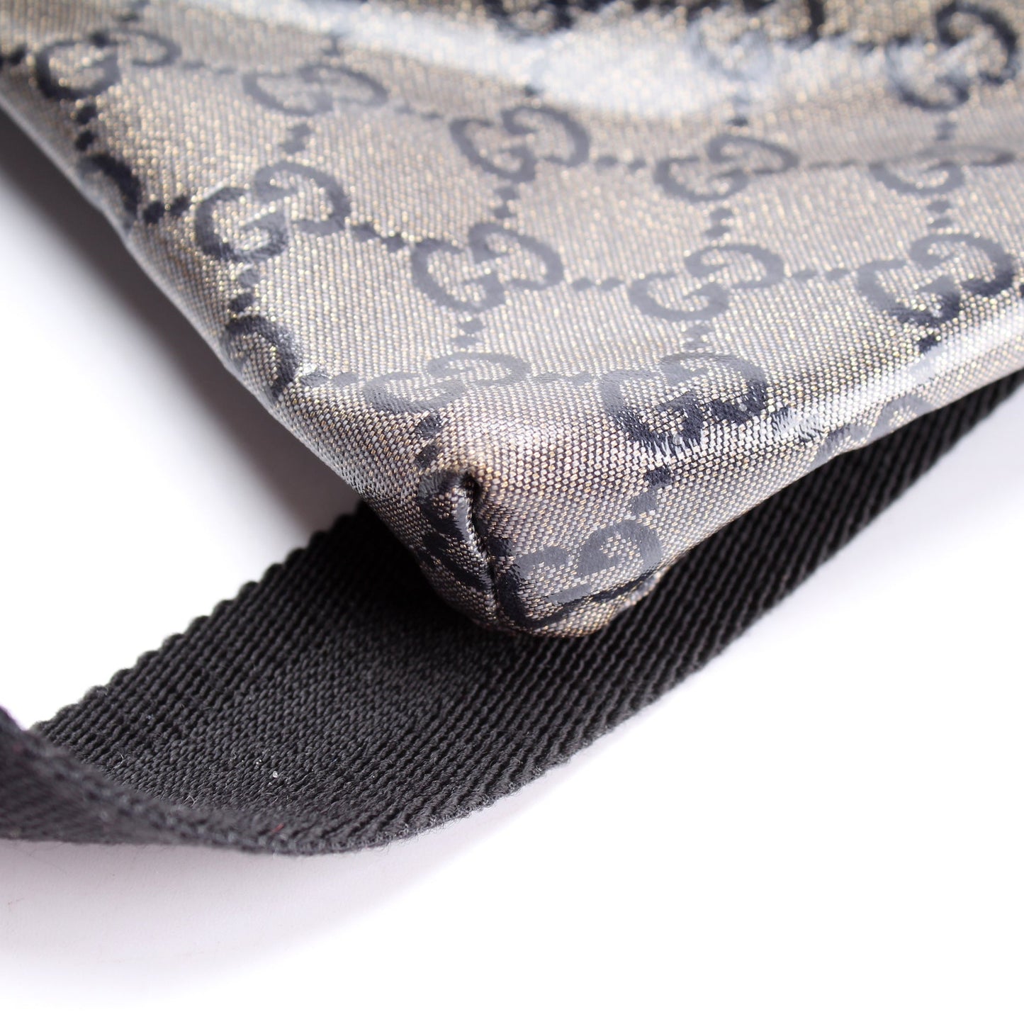 28566 GG Coated Canvas Waist Bag