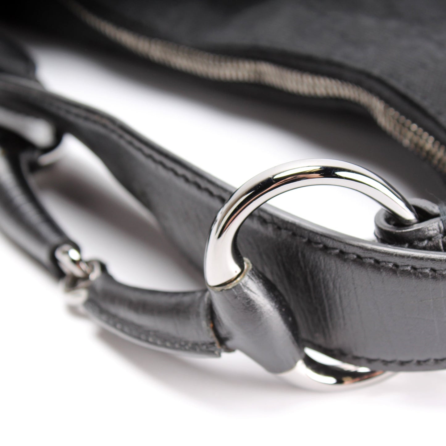 115867 Horsebit GG Canvas Hobo