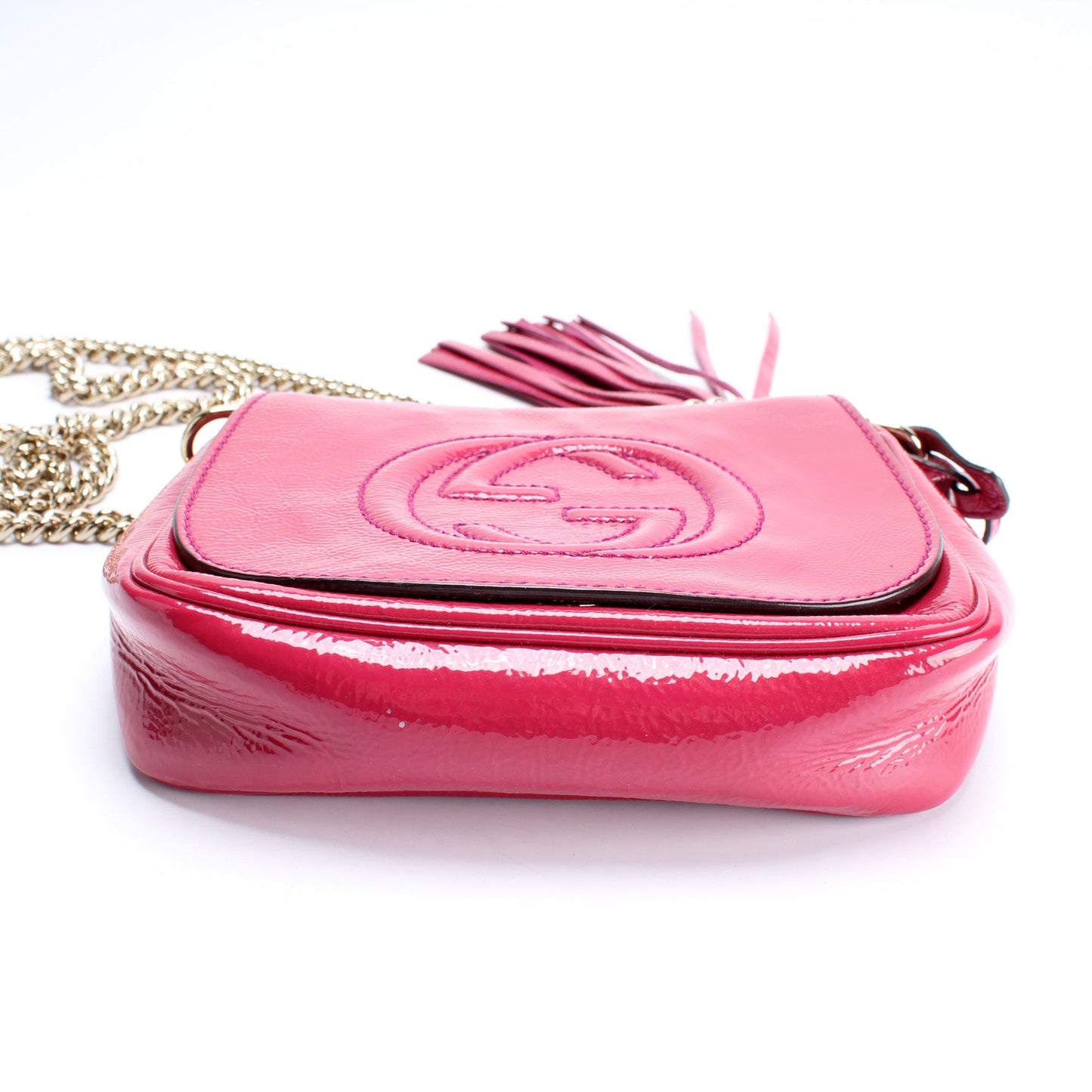 323190 Soho Chain Tassel Flap Small