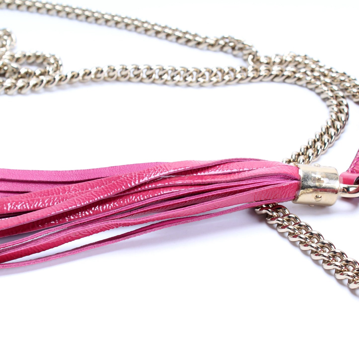 323190 Soho Chain Tassel Flap Small