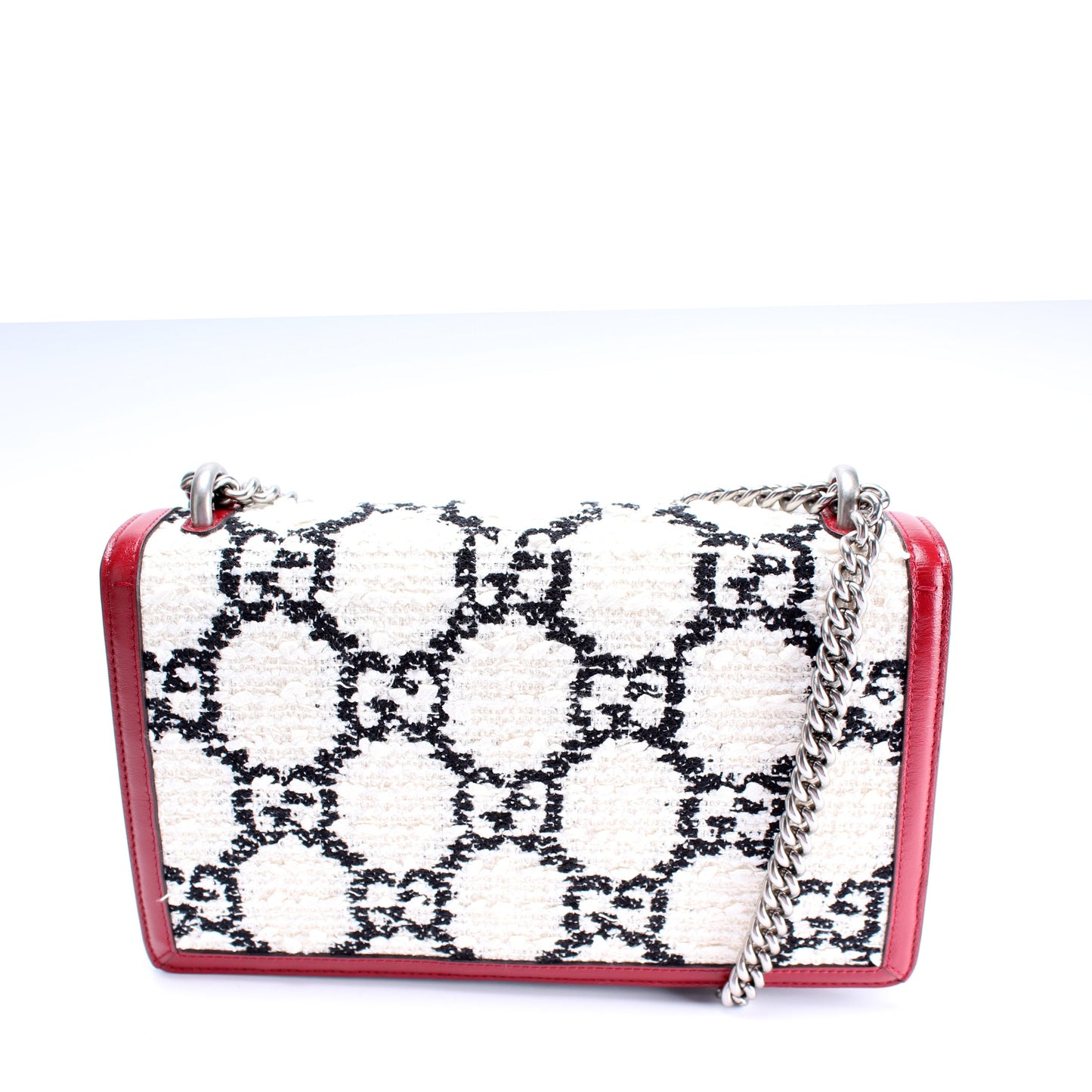 400249 Dionysus Tweed GG Shoulder Small
