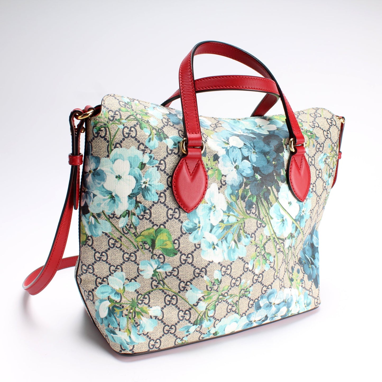 429147 GG Blooms Fold Over Tote