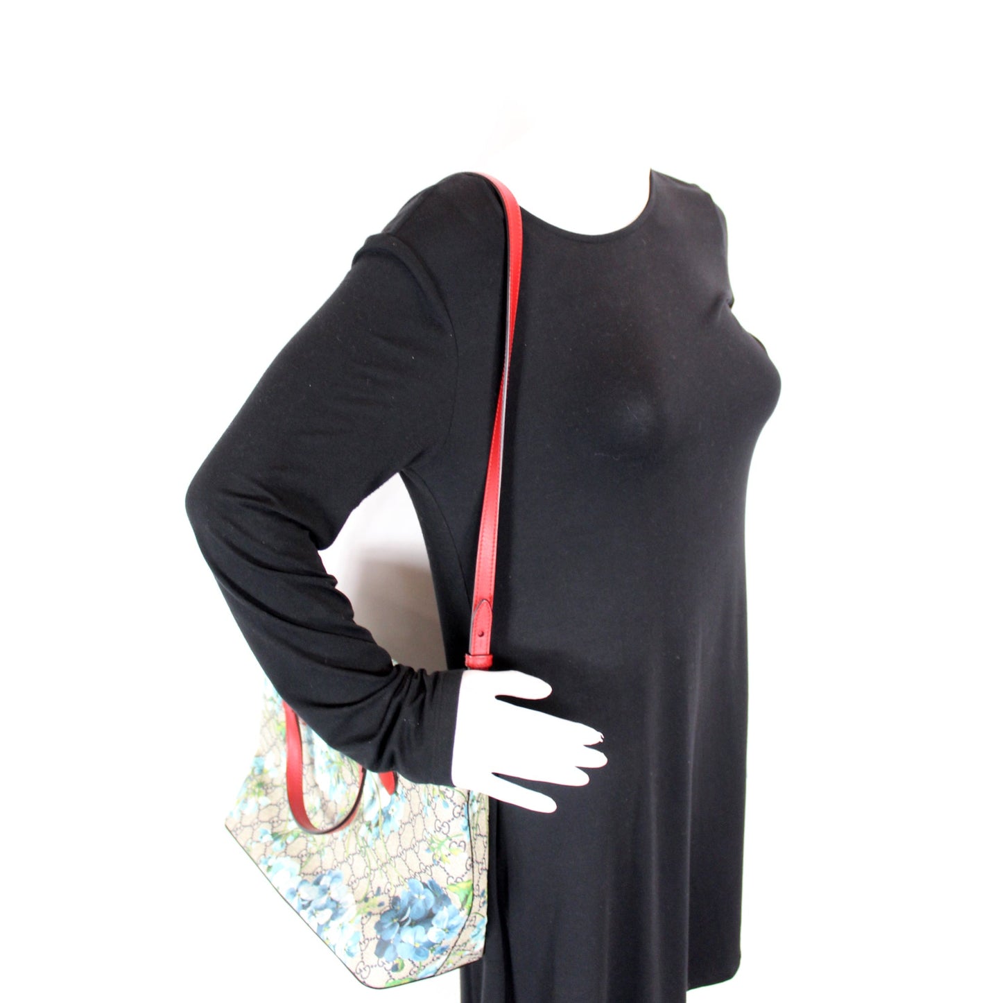 429147 GG Blooms Fold Over Tote