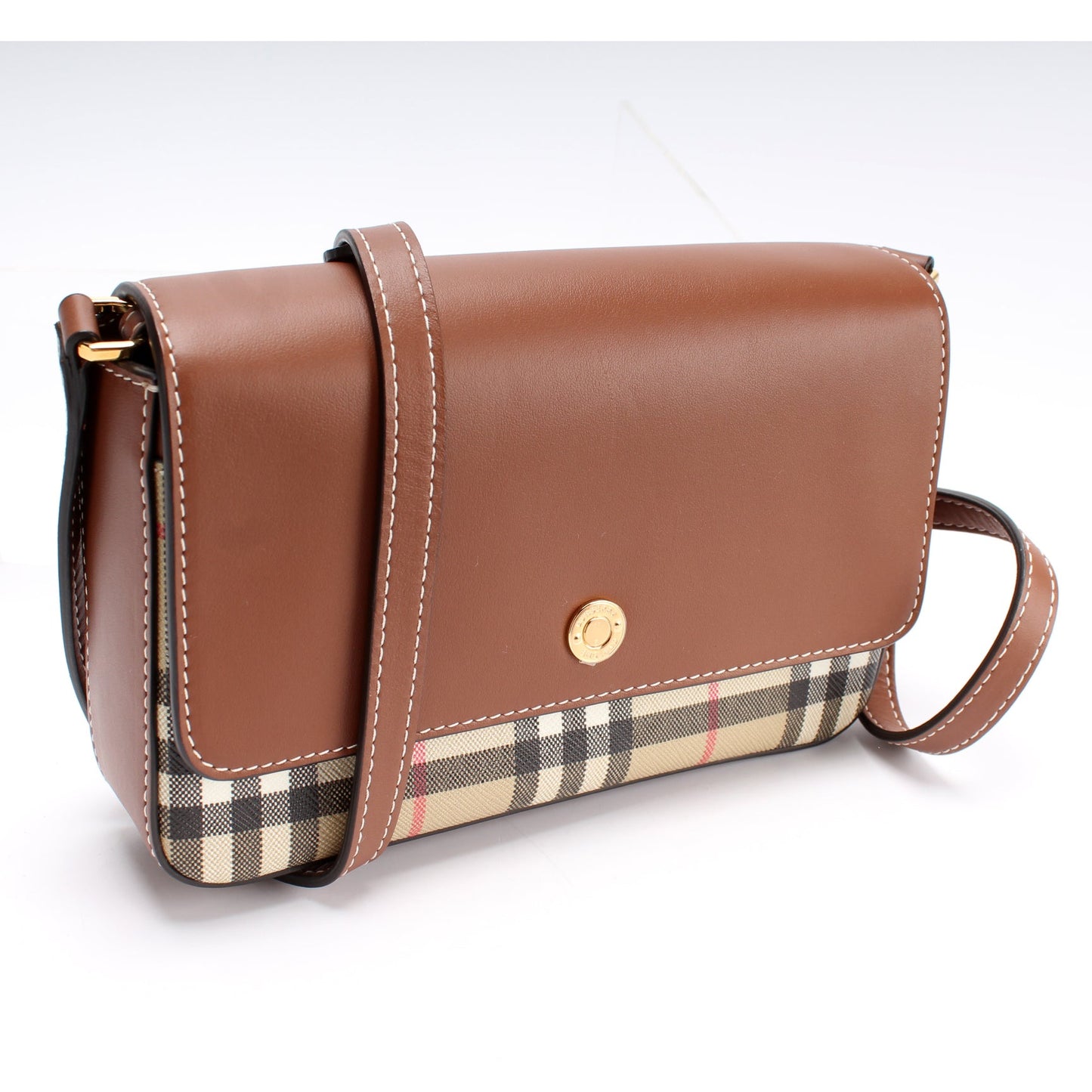 Hampshire Check Mini Note Crossbody