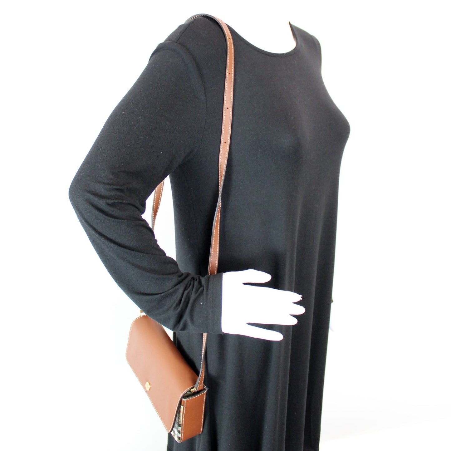 Hampshire Check Mini Note Crossbody