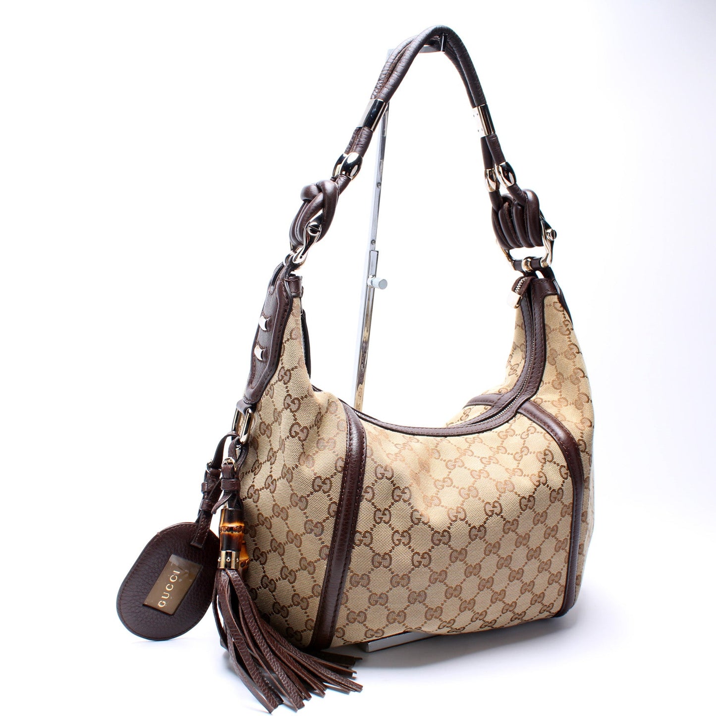240261 GG Canvas Techno Horsebit Hobo