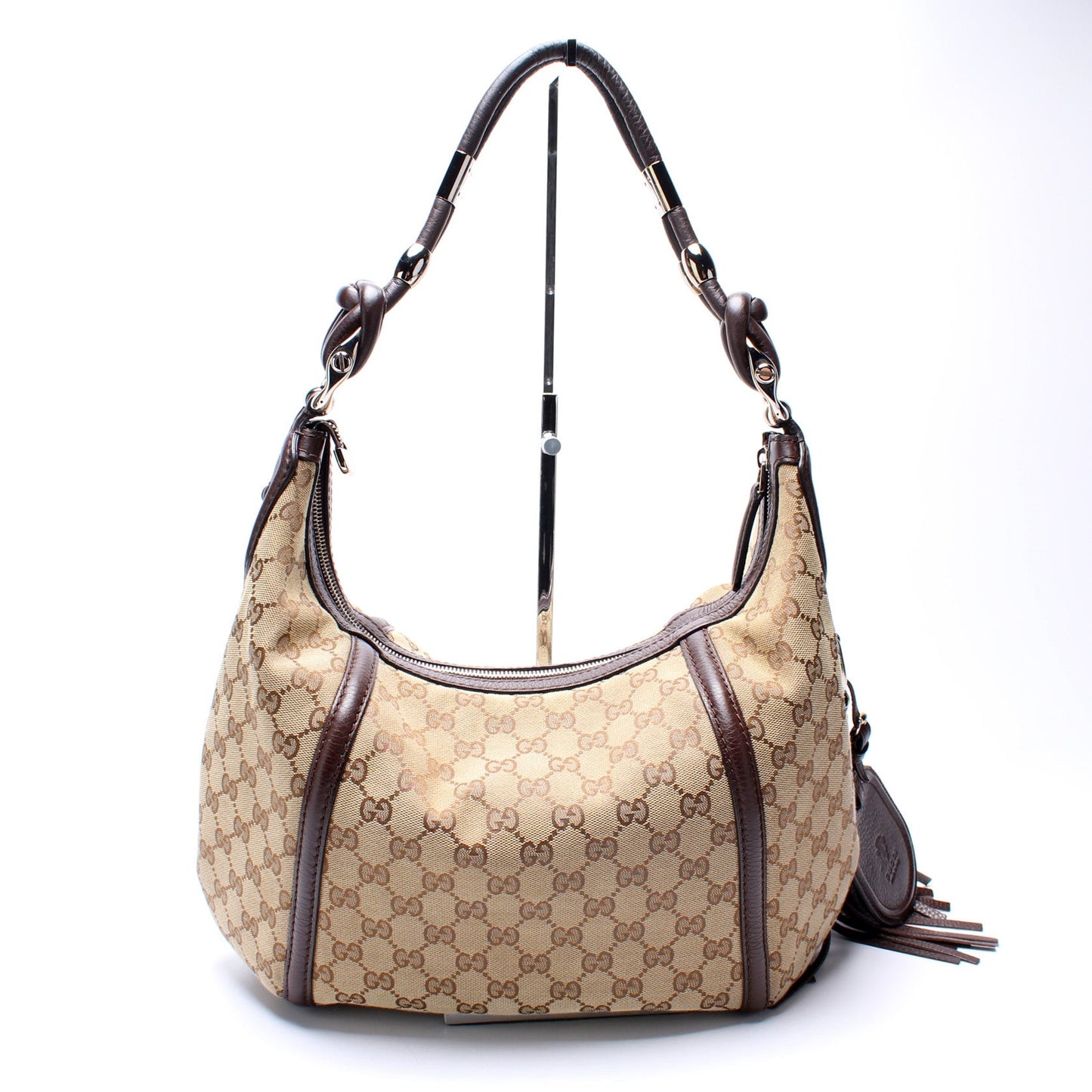 240261 GG Canvas Techno Horsebit Hobo