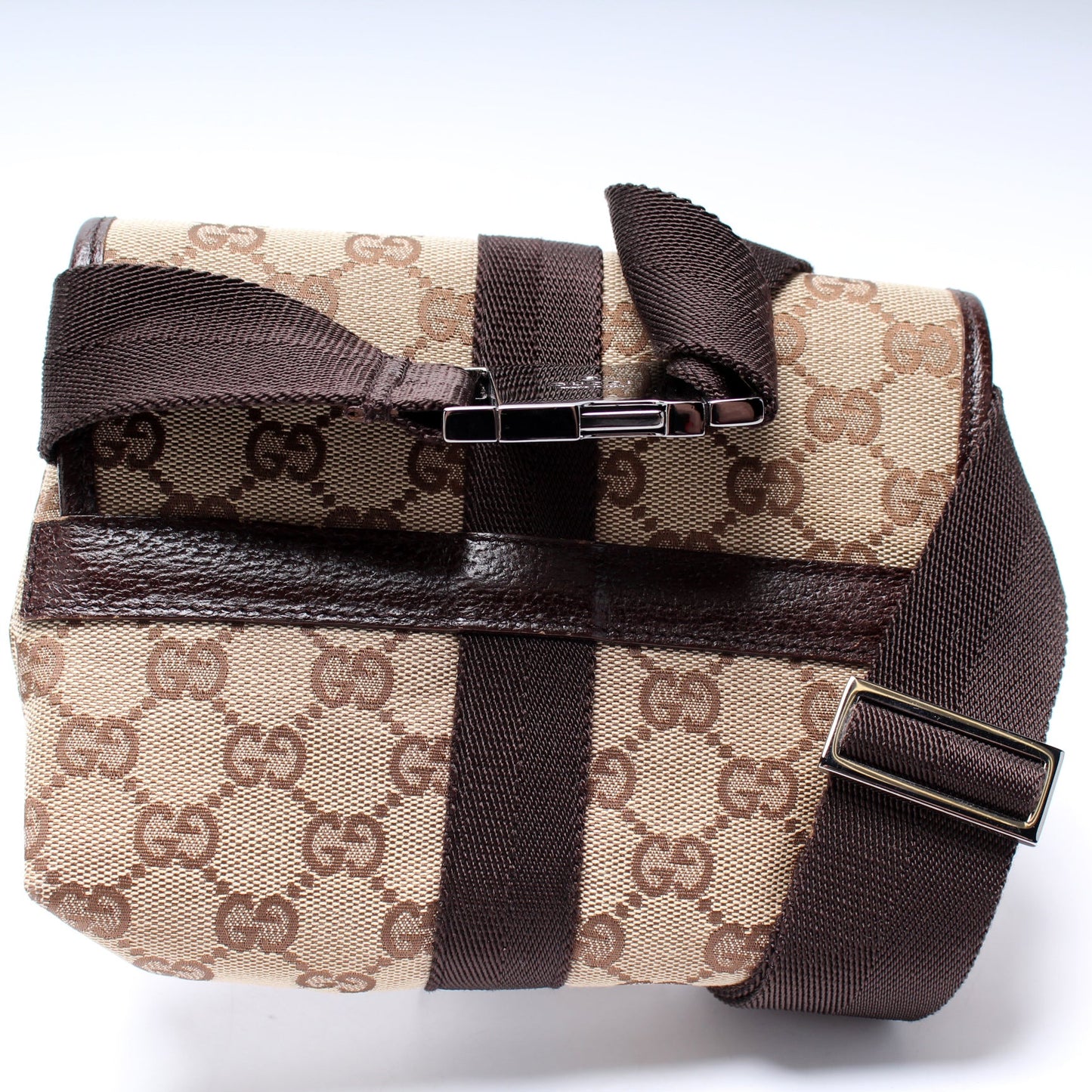 131236 GG Canvas Small Buckle Belt Bag