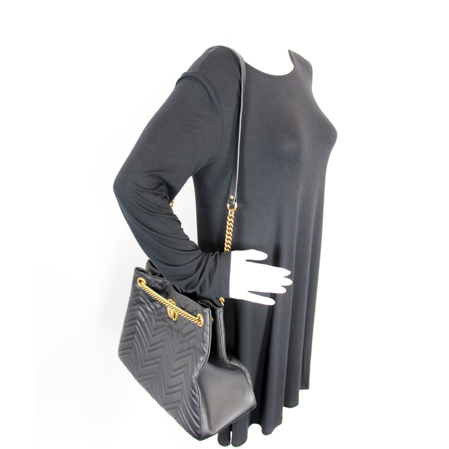 453569 Marmont Shoulder Medium Tote