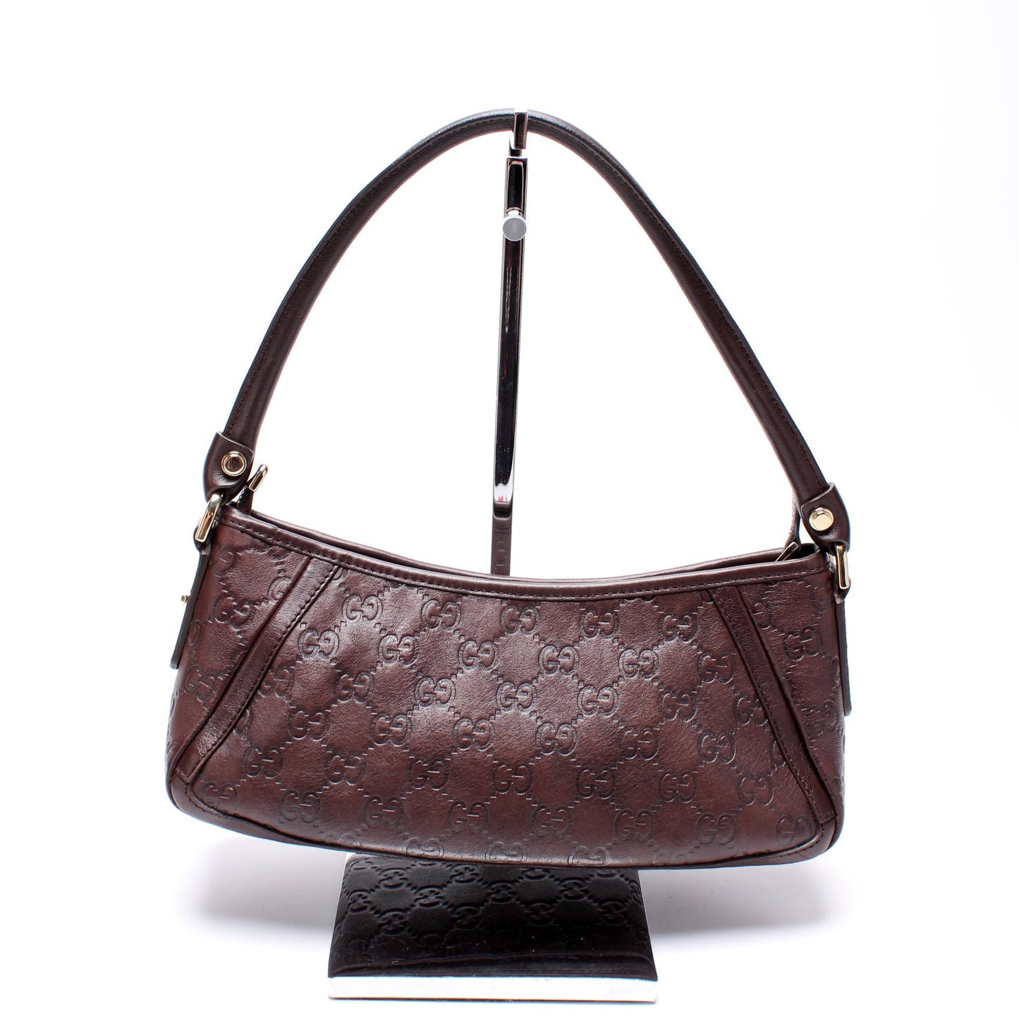 130939 GG Leather Abbey Pochette