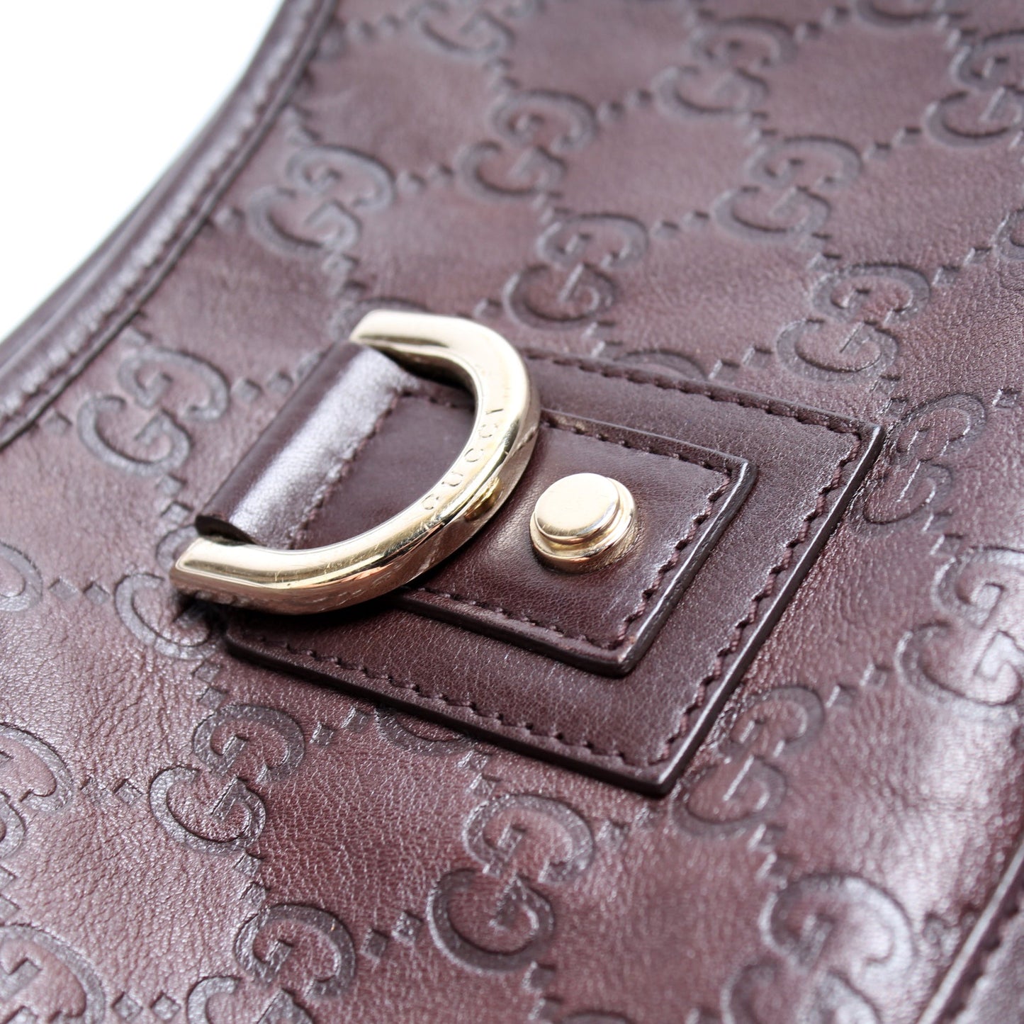 130939 GG Leather Abbey Pochette