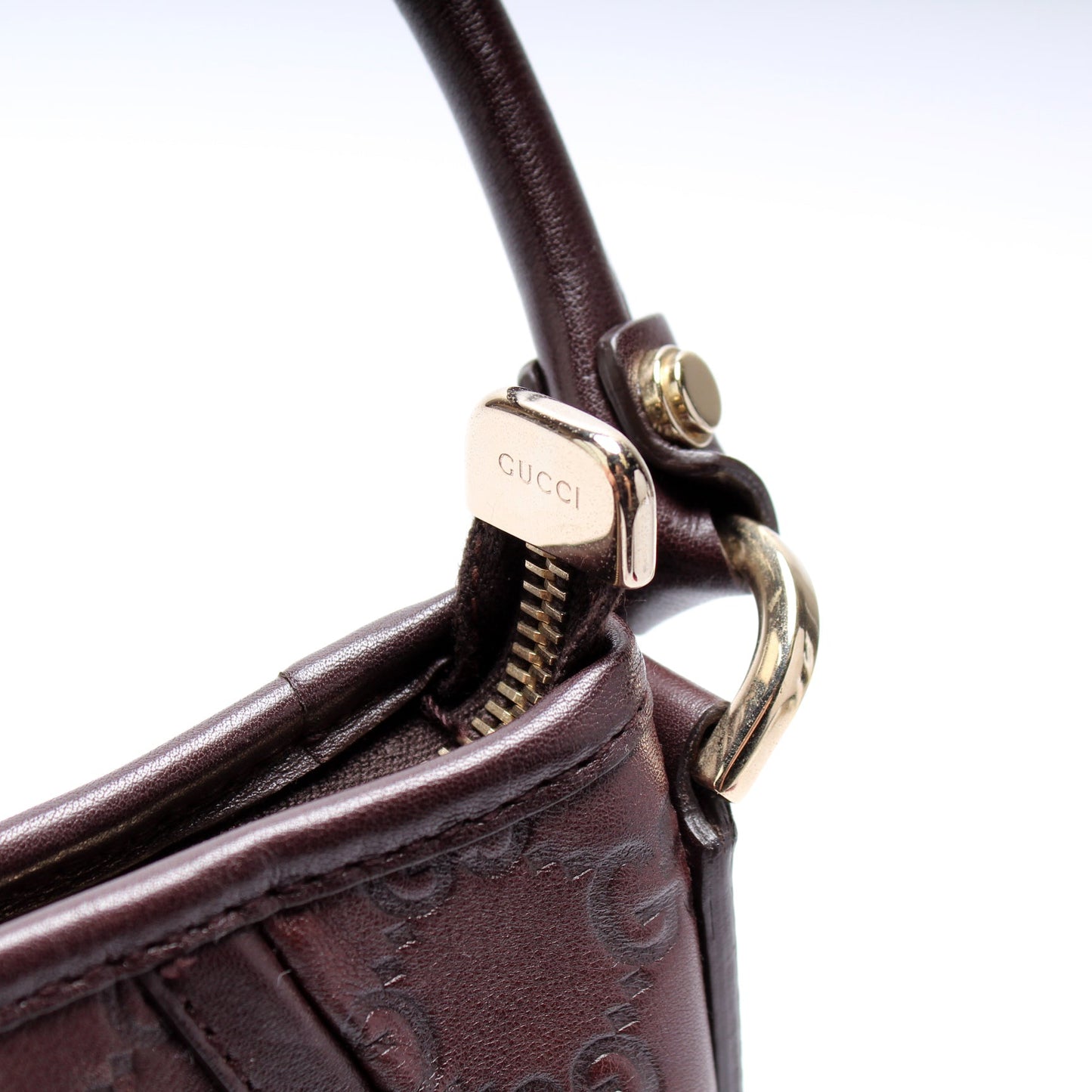 130939 GG Leather Abbey Pochette