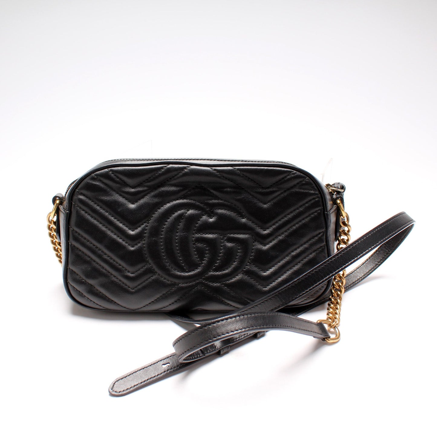 447632 Marmont Small Leather Camera Animal Studs Bag