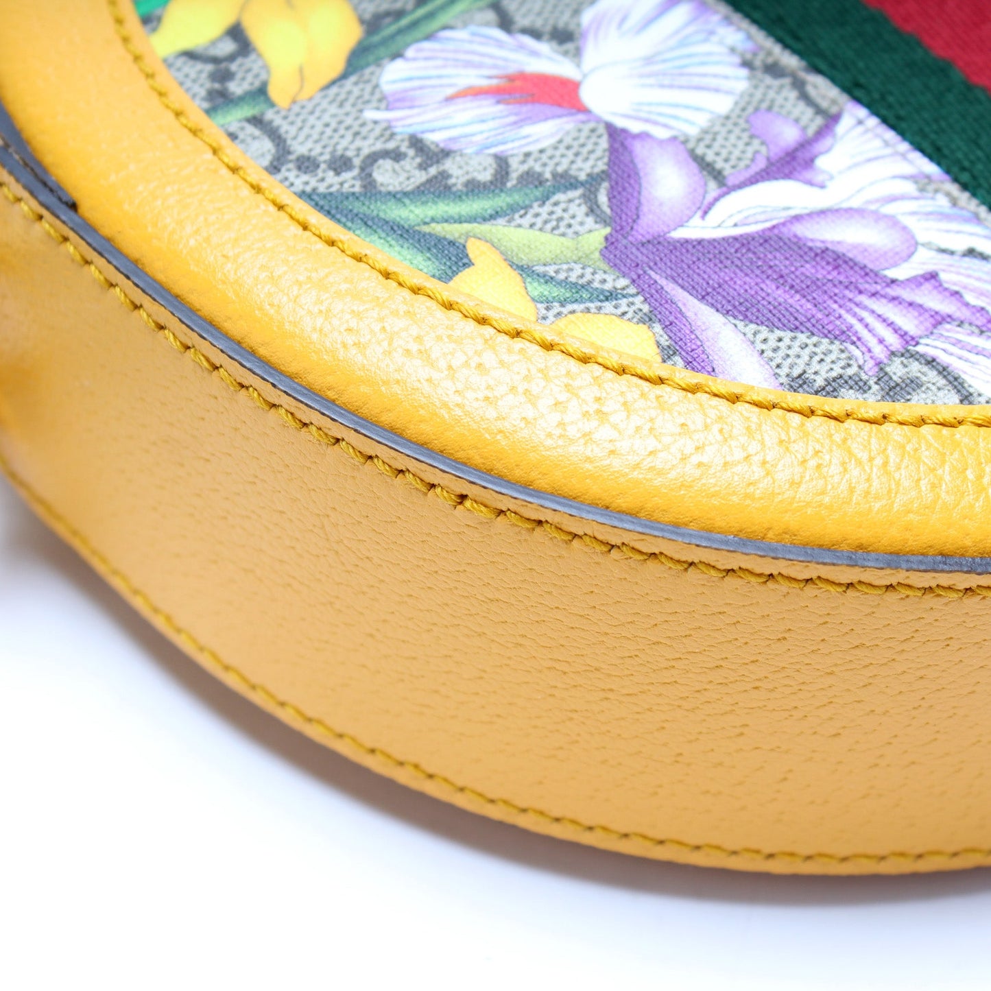 550618 Ophidia GG Flora Round Small Crossbody