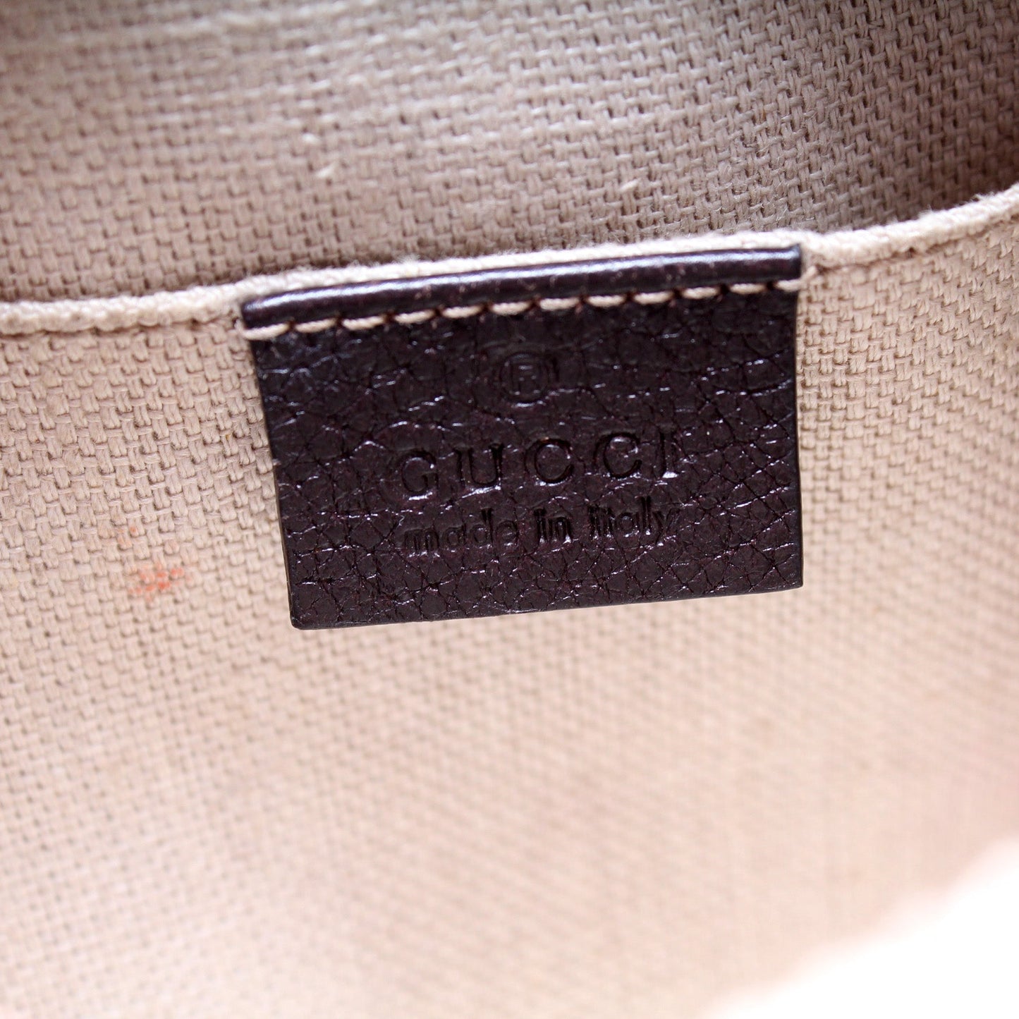 412008 GG Canvas Bee Camera Bag