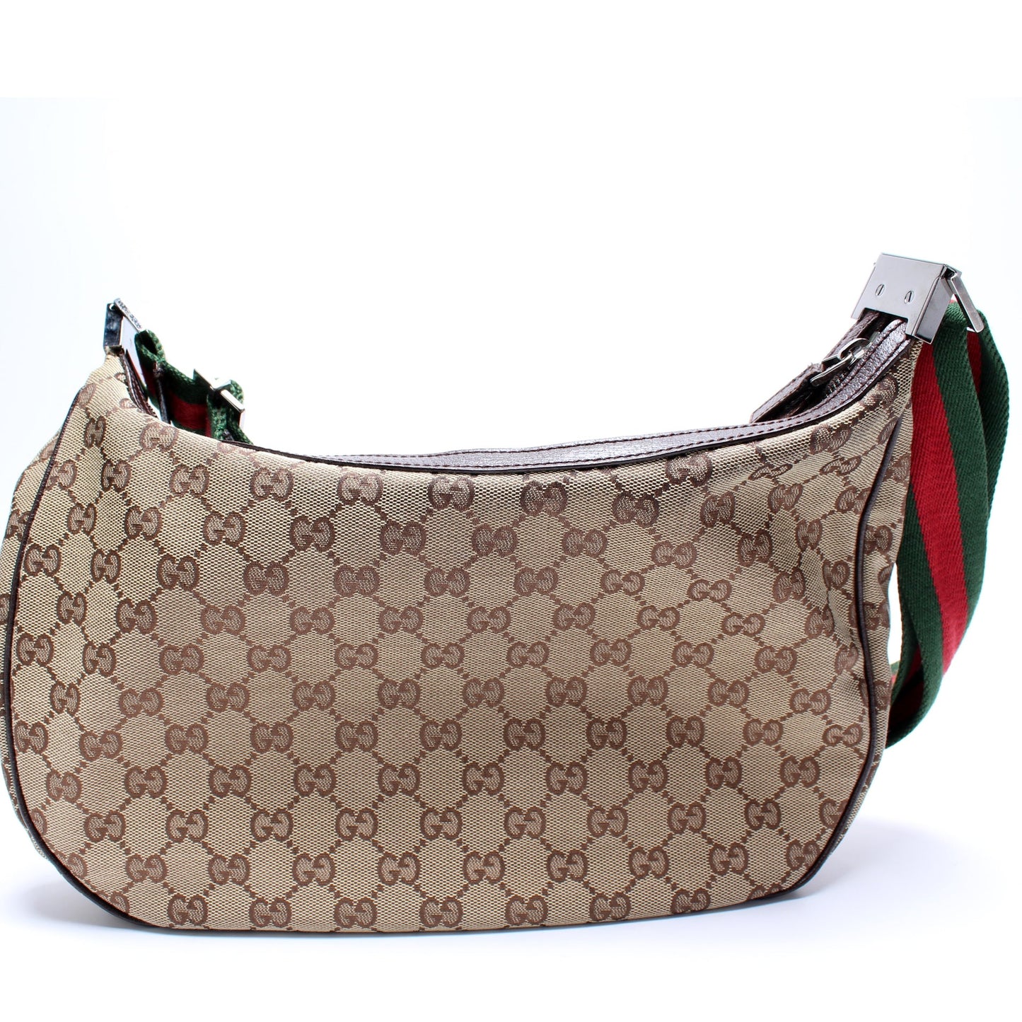 122790 Shelly Web Crossbody GG Canvas