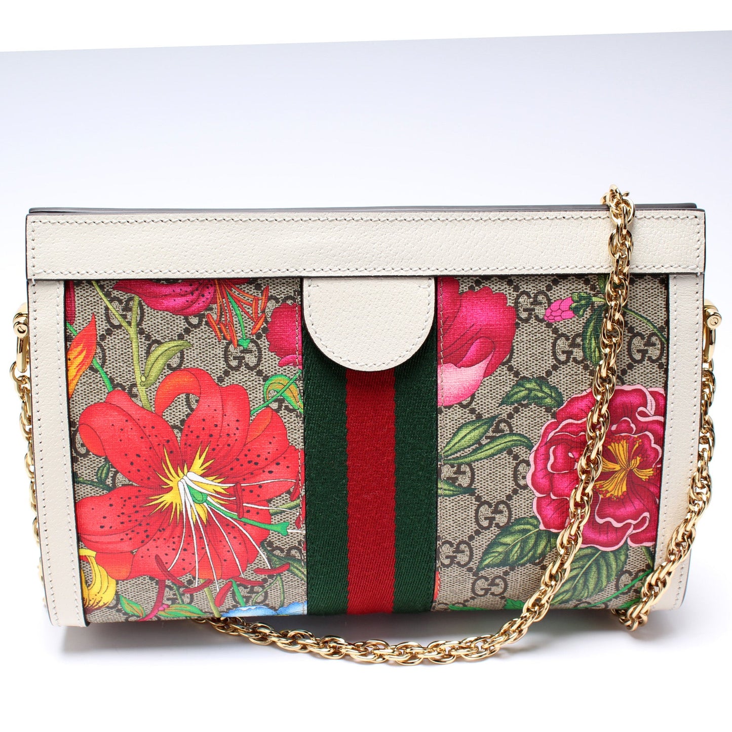 503877 GG Supreme Flora Ophidia Small Chain