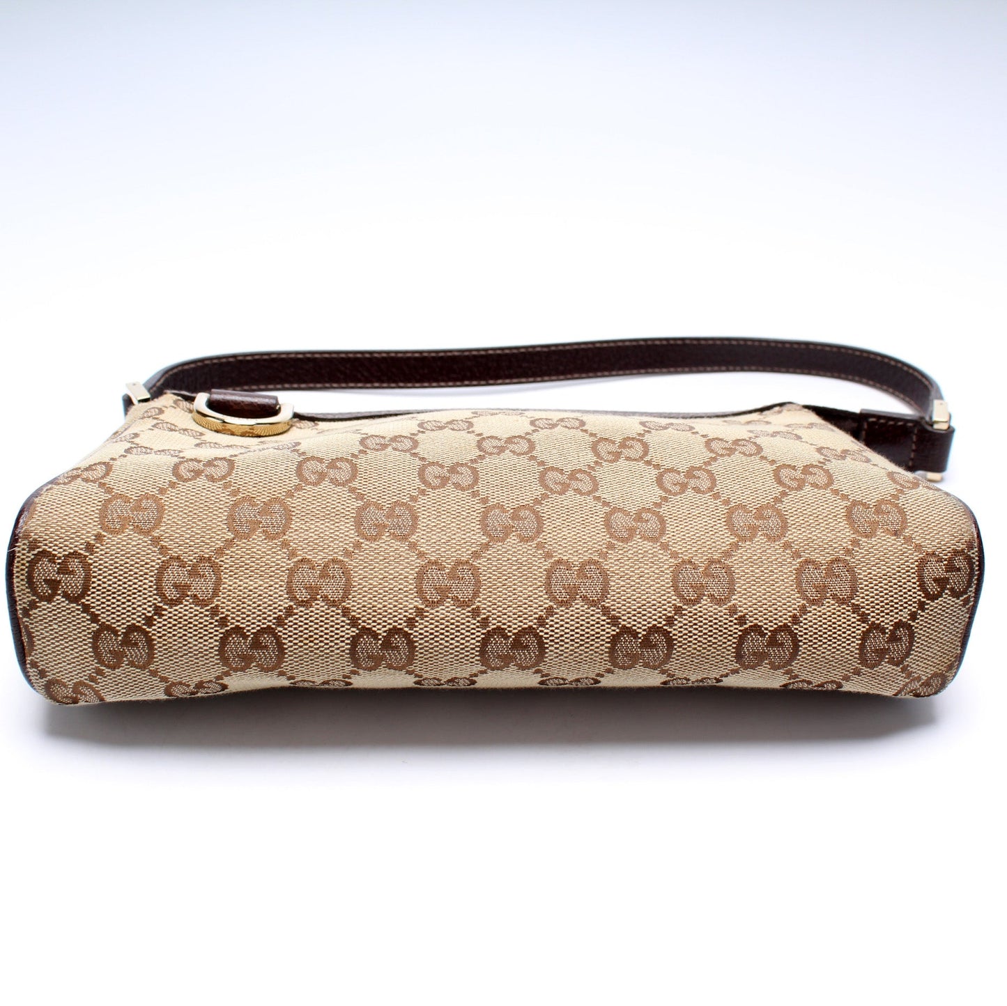 154750 GG Canvas D Ring Cosmetic Case