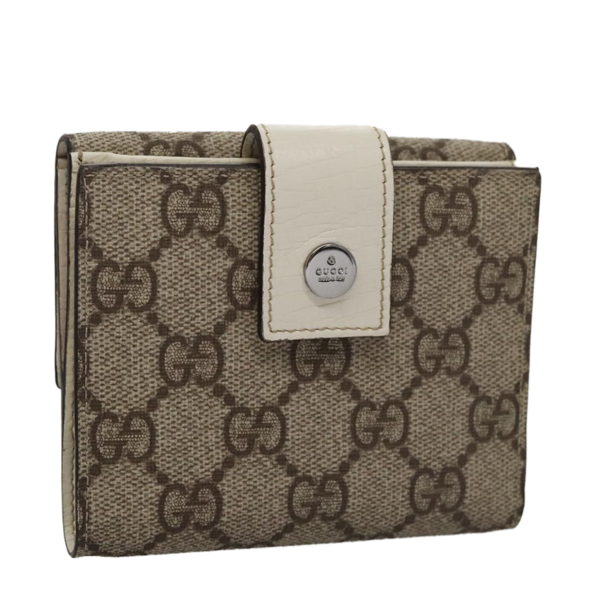 Gucci Beige Canvas Wallet