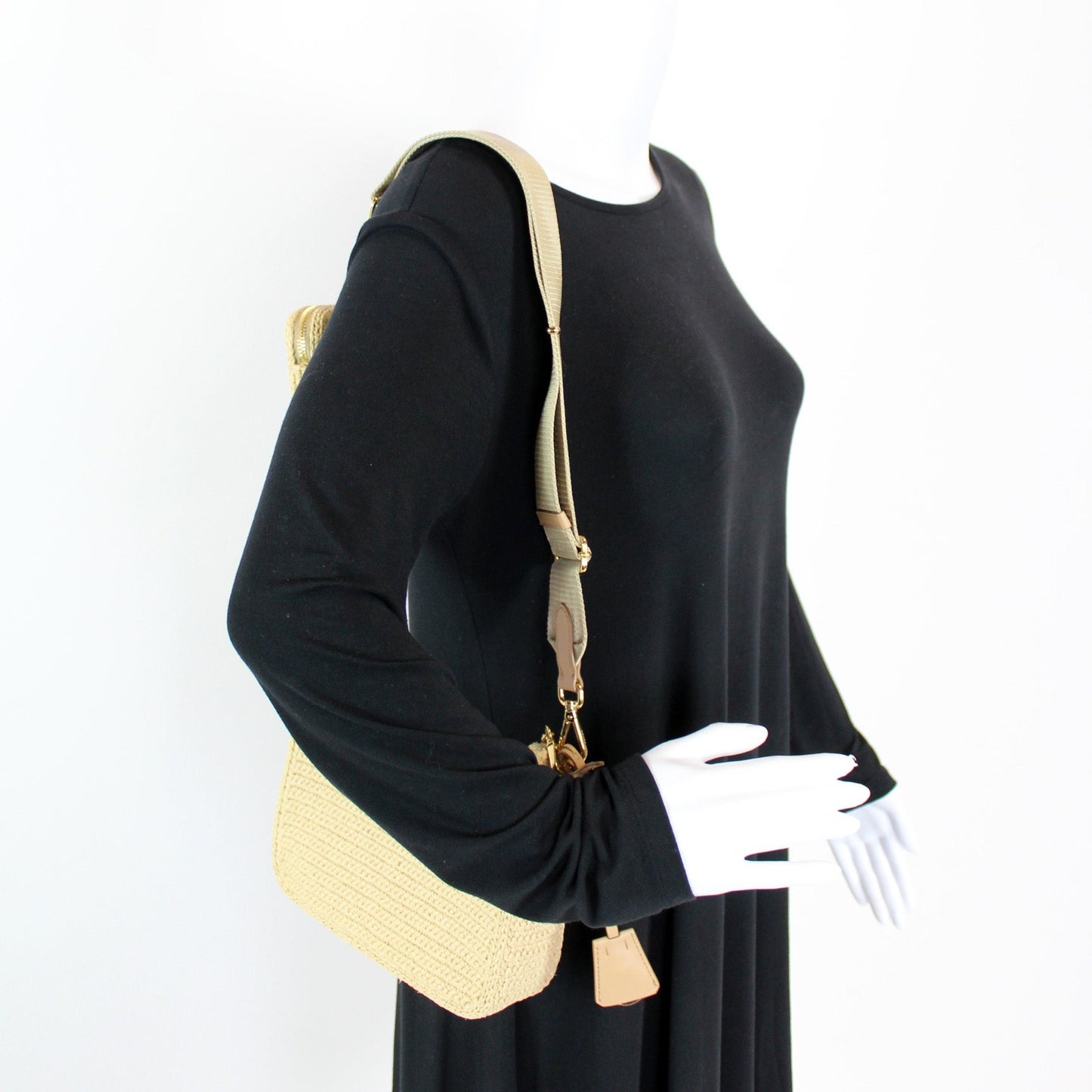 1BH204 Raffia Re-Edition 2005 Shoulder Bag
