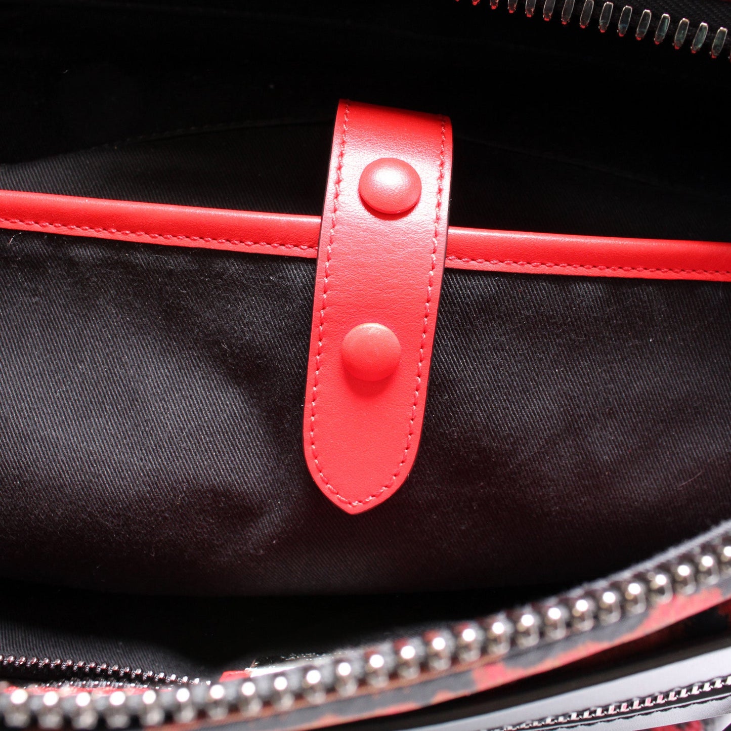 Apoloubi Backpack Printed Nylon/Leather