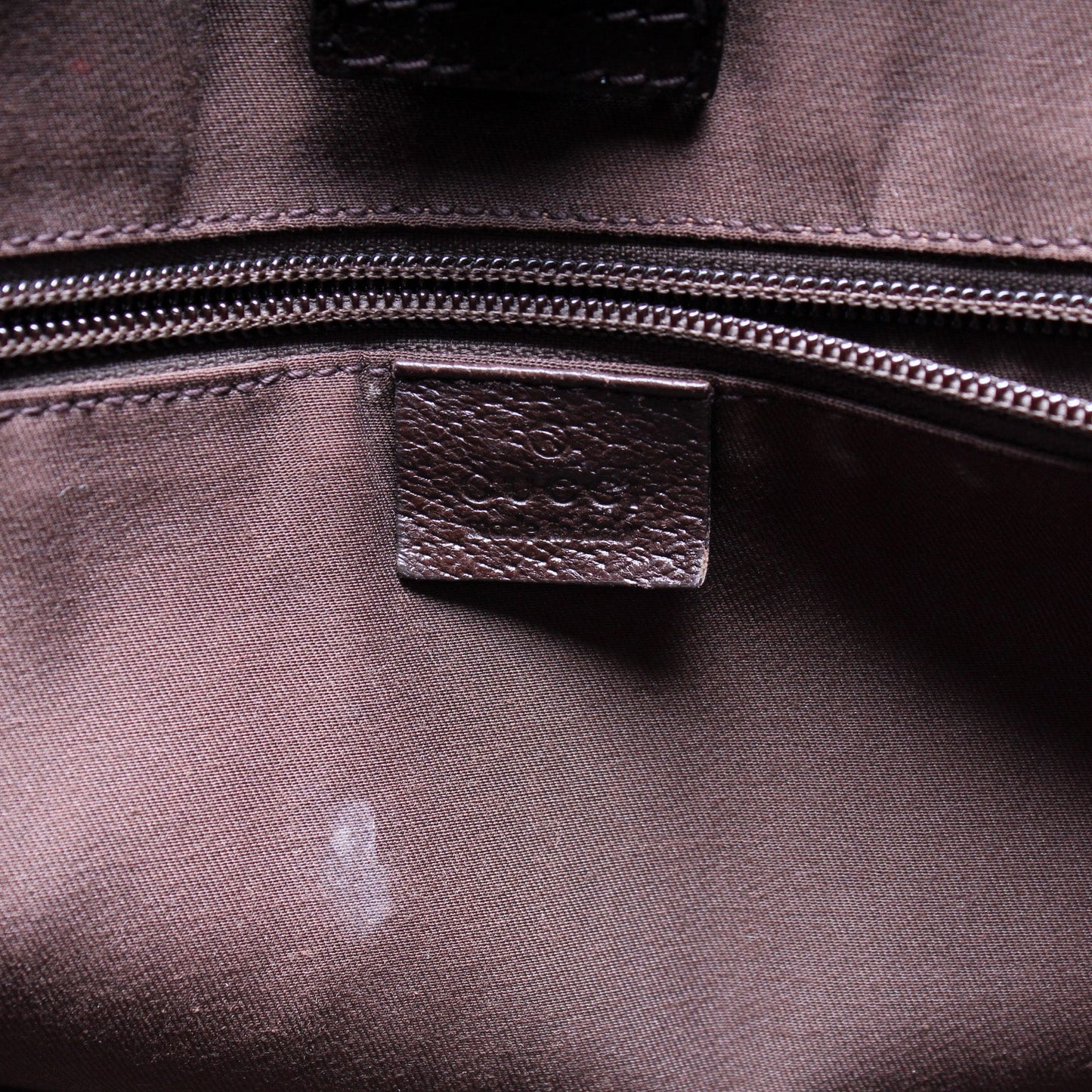 161836 GG Canvas Web Handle Double Pocket Tote