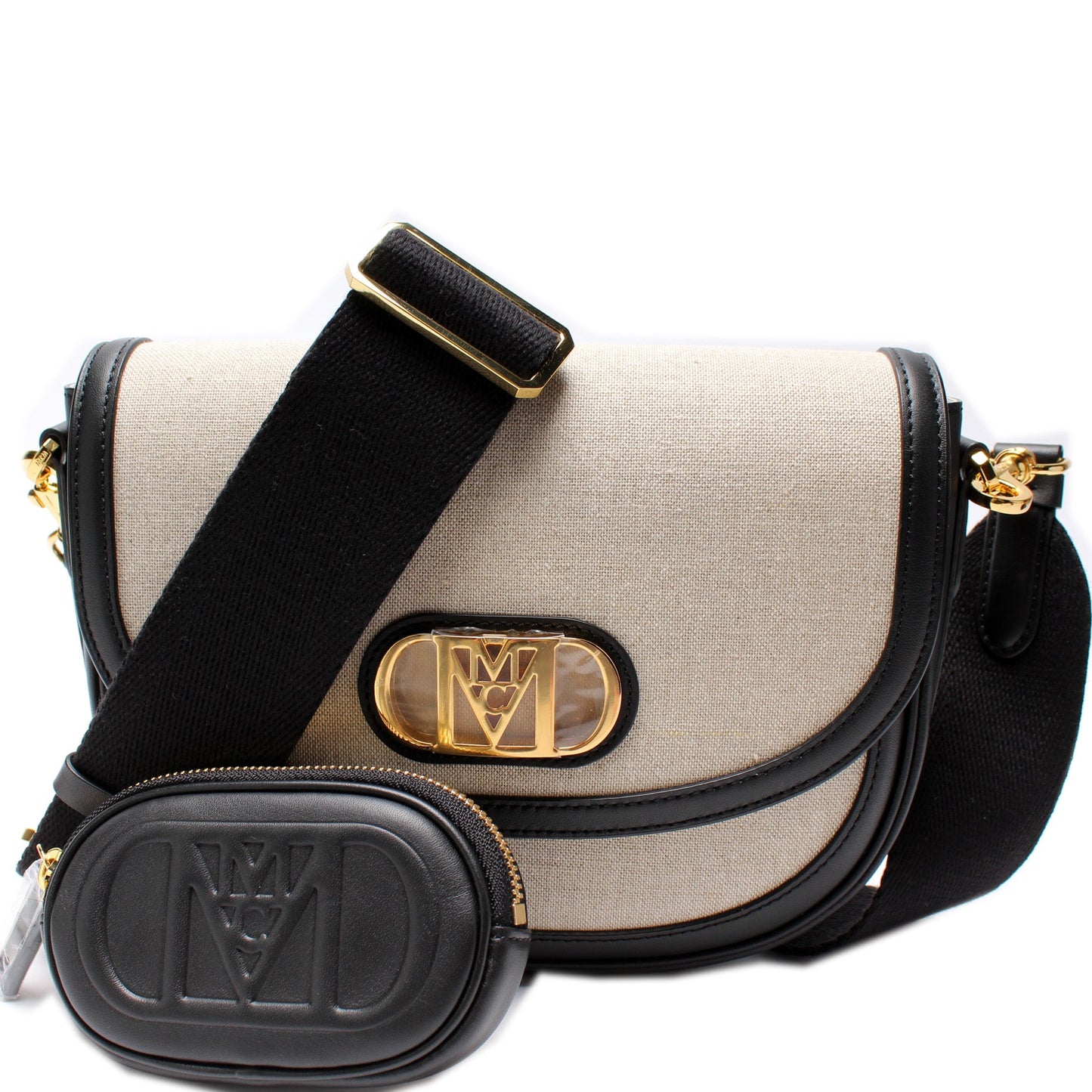 Travia Small Crossbody Italian Canvas Spanish Leather