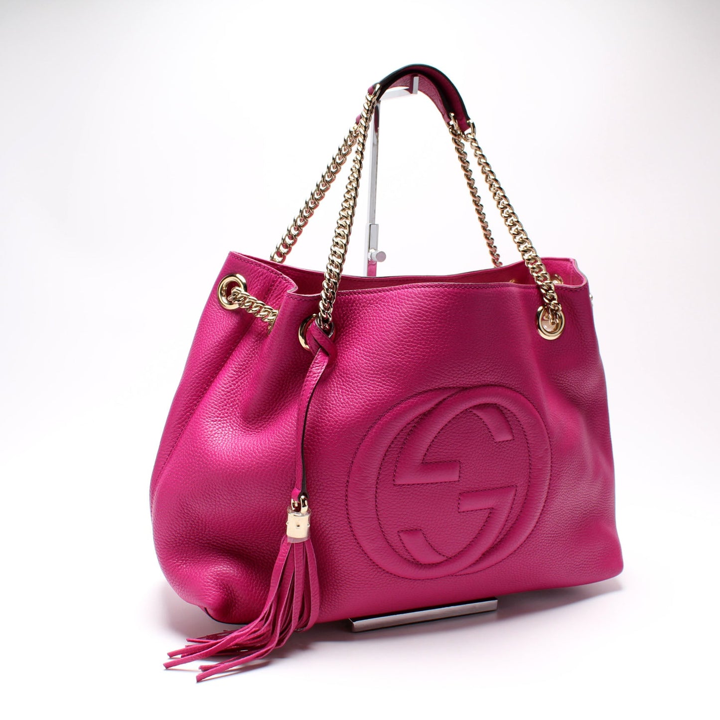 308982 Soho Leather Shoulder Medium