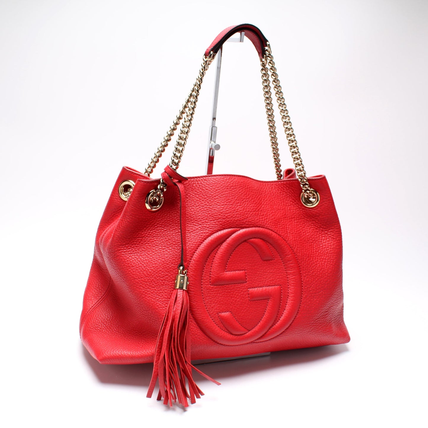 308982 Soho Leather Shoulder Medium