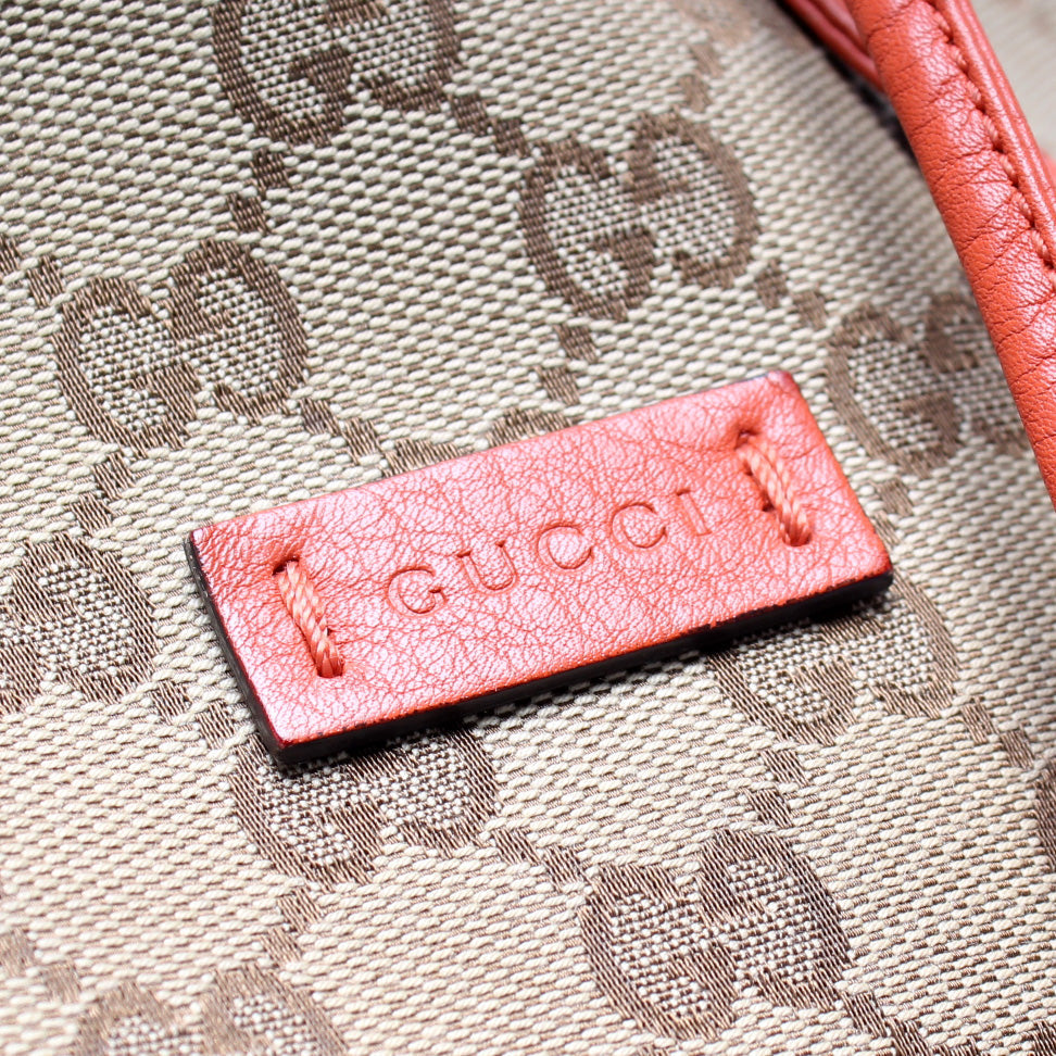 388704 GG Canvas Bucket Bag