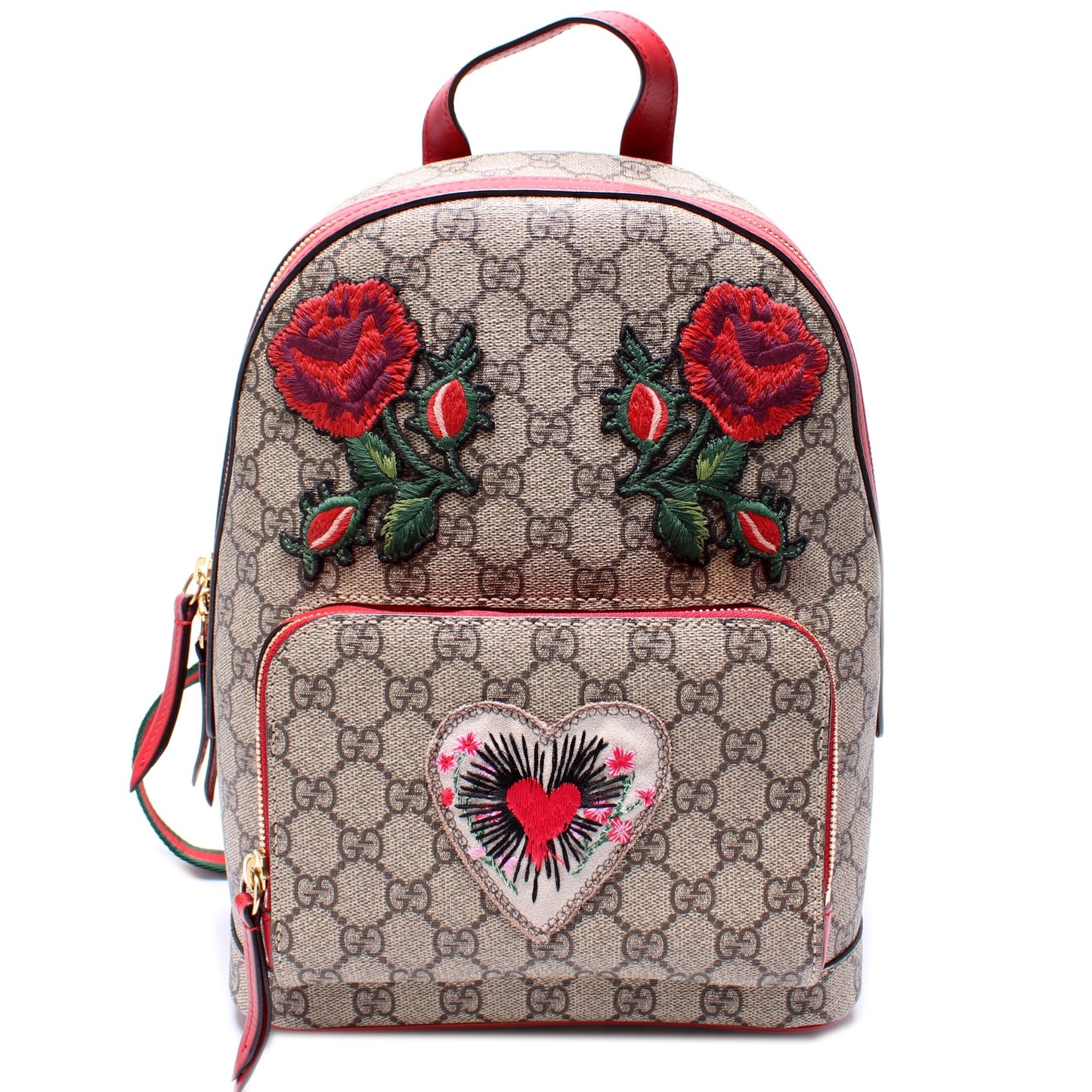 427042 GG Supreme Garden Embossed Backpack