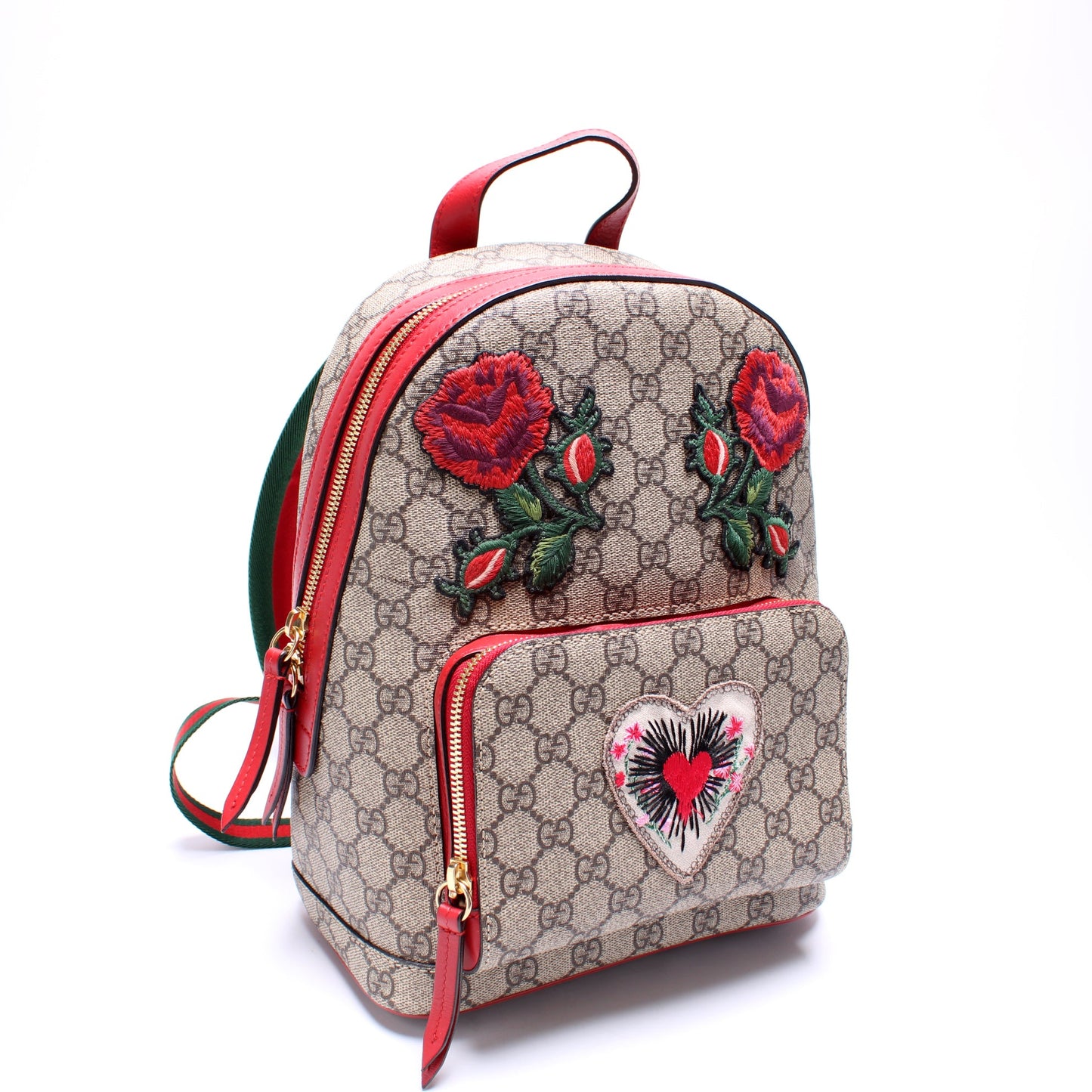 427042 GG Supreme Garden Embossed Backpack