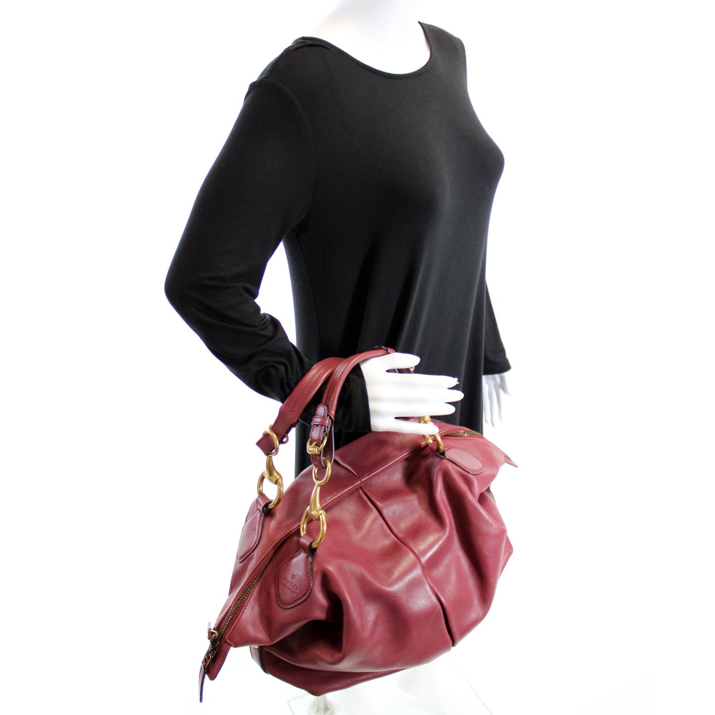 309587 Icon Top Handle Soft Calfskin