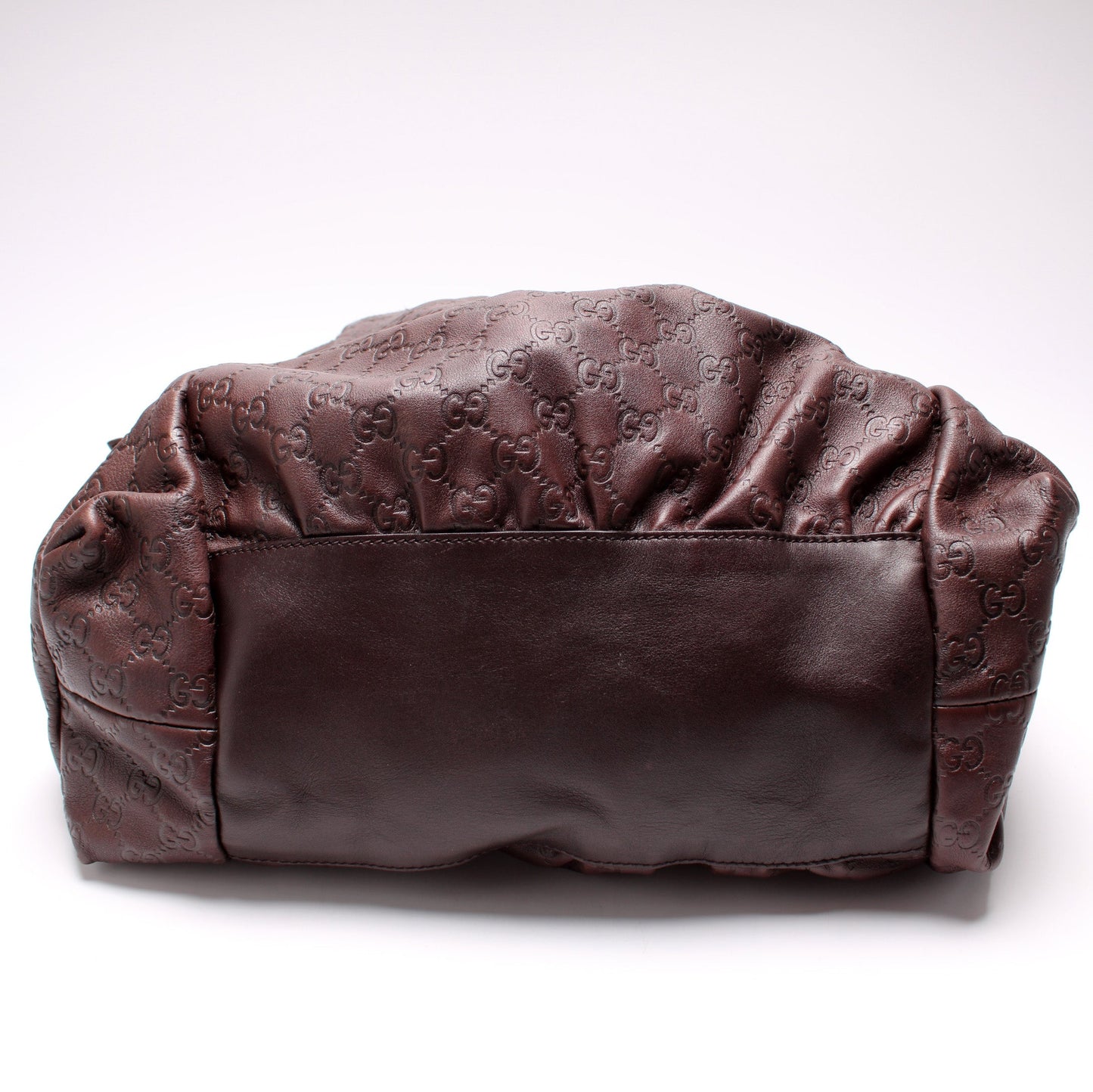 197061 GG Leather Hysterior Medium Shoulder Bag