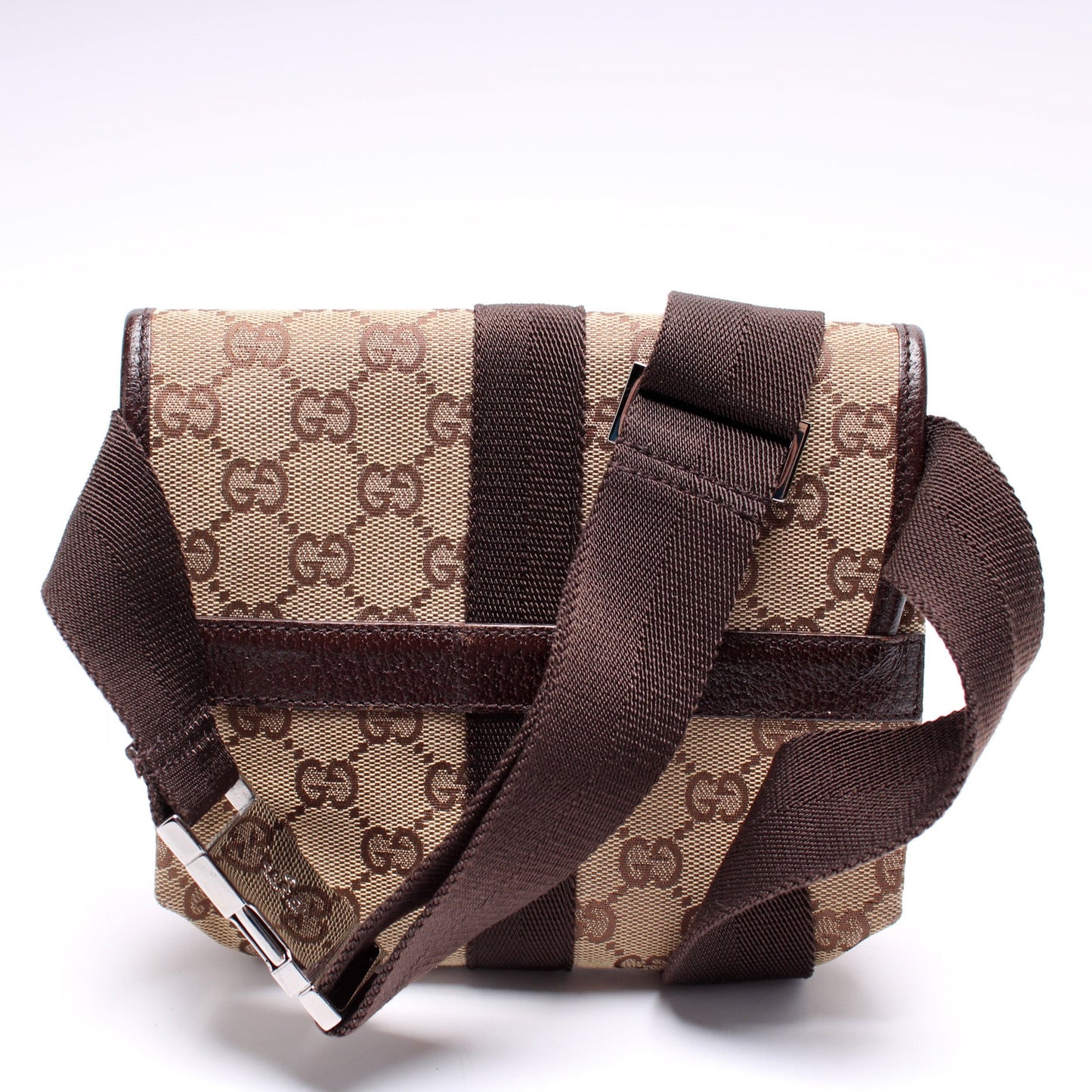 131236 GG Canvas Small Buckle Belt Bag