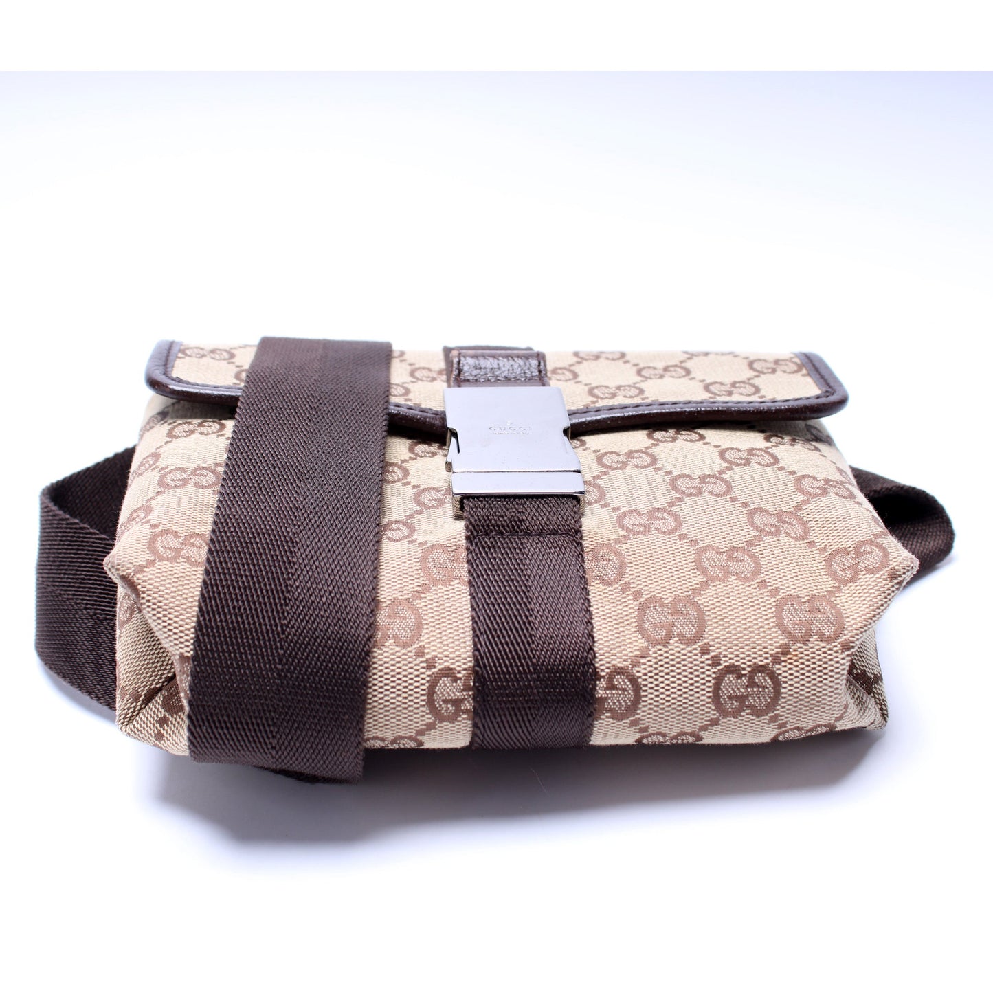 131236 GG Canvas Small Buckle Belt Bag