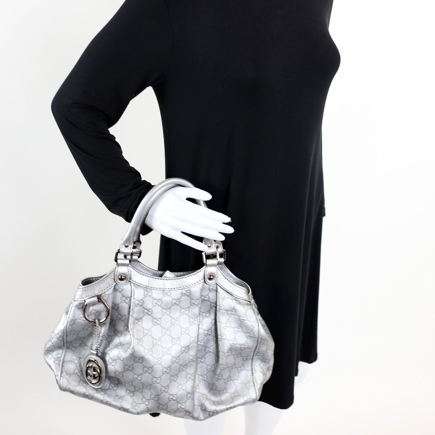 211944 Sukey GG Leather Medium