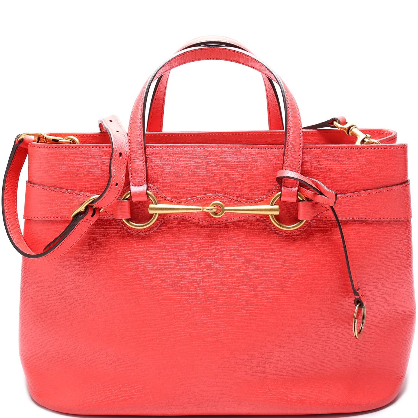 319795 Saffiano Horsebit Tote