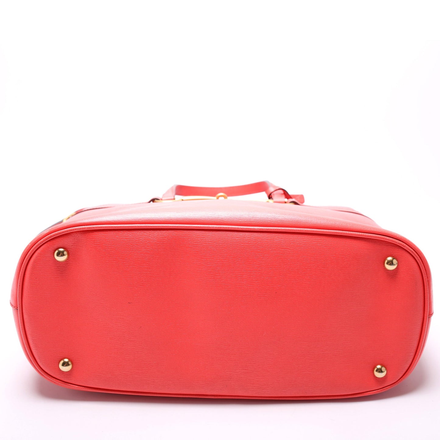 319795 Saffiano Horsebit Tote