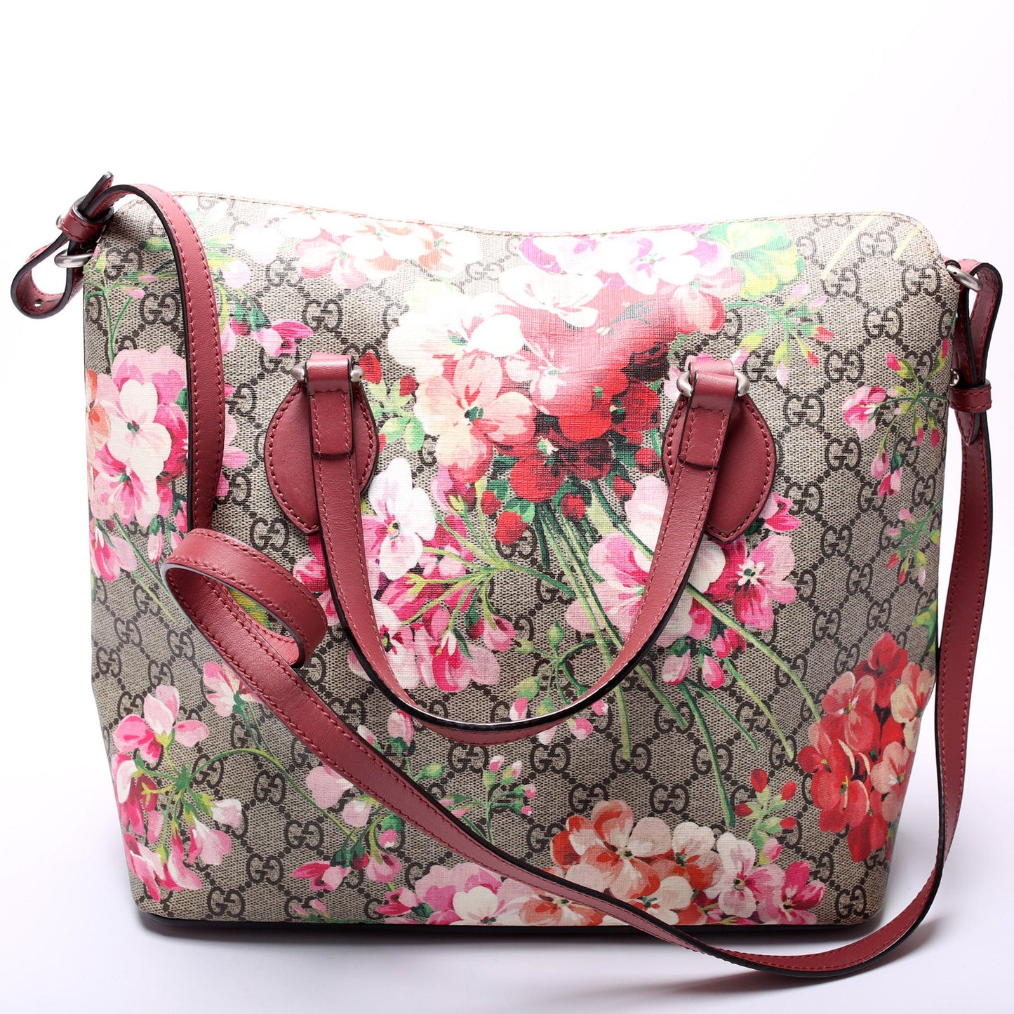 429147 GG Blooms Fold Over Tote