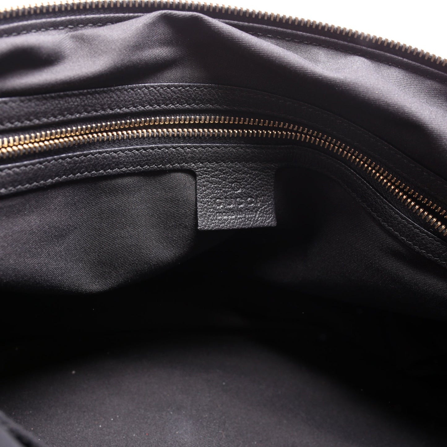 153016 Capri Web Chain Leather Shoulder Bag