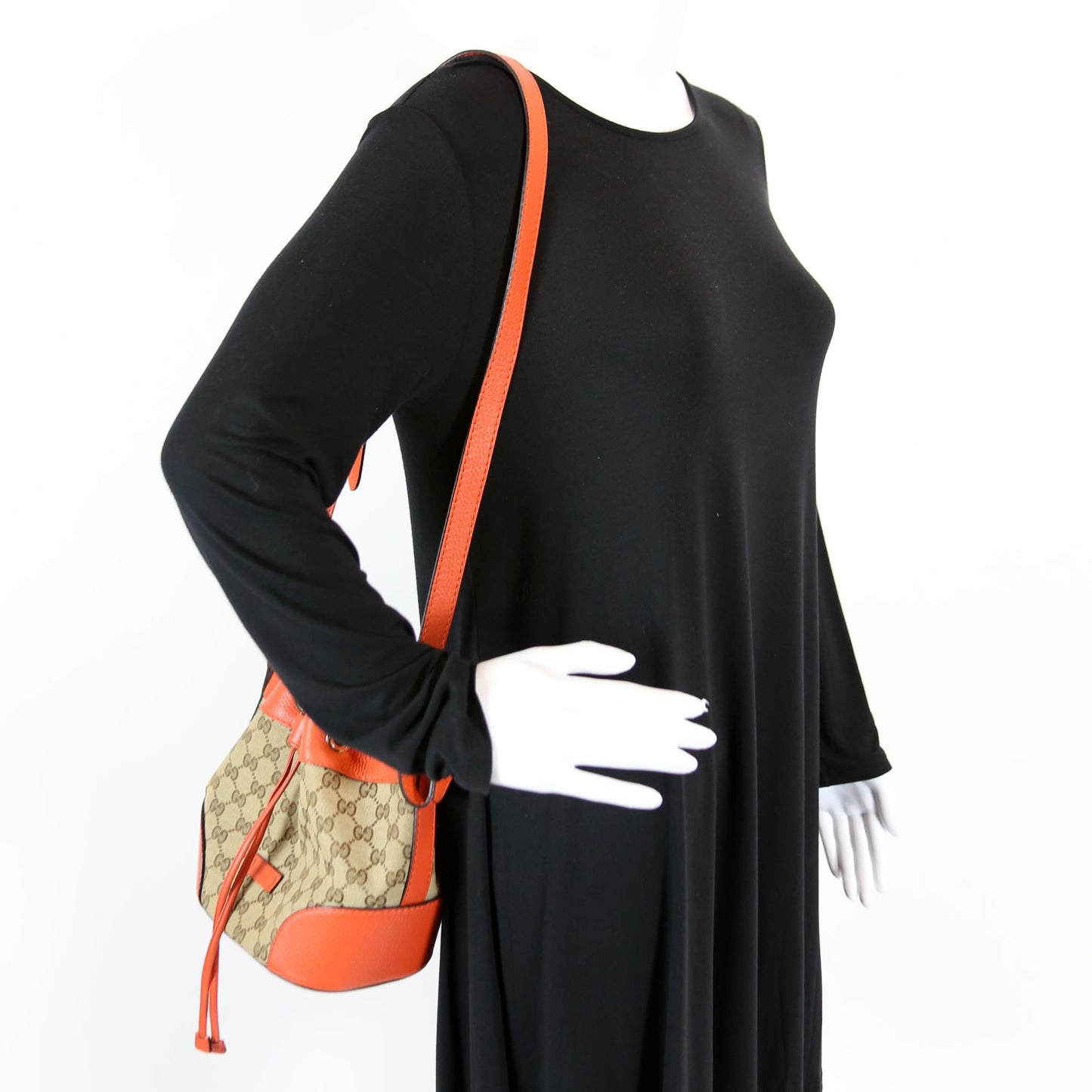 388704 GG Canvas Bucket Bag